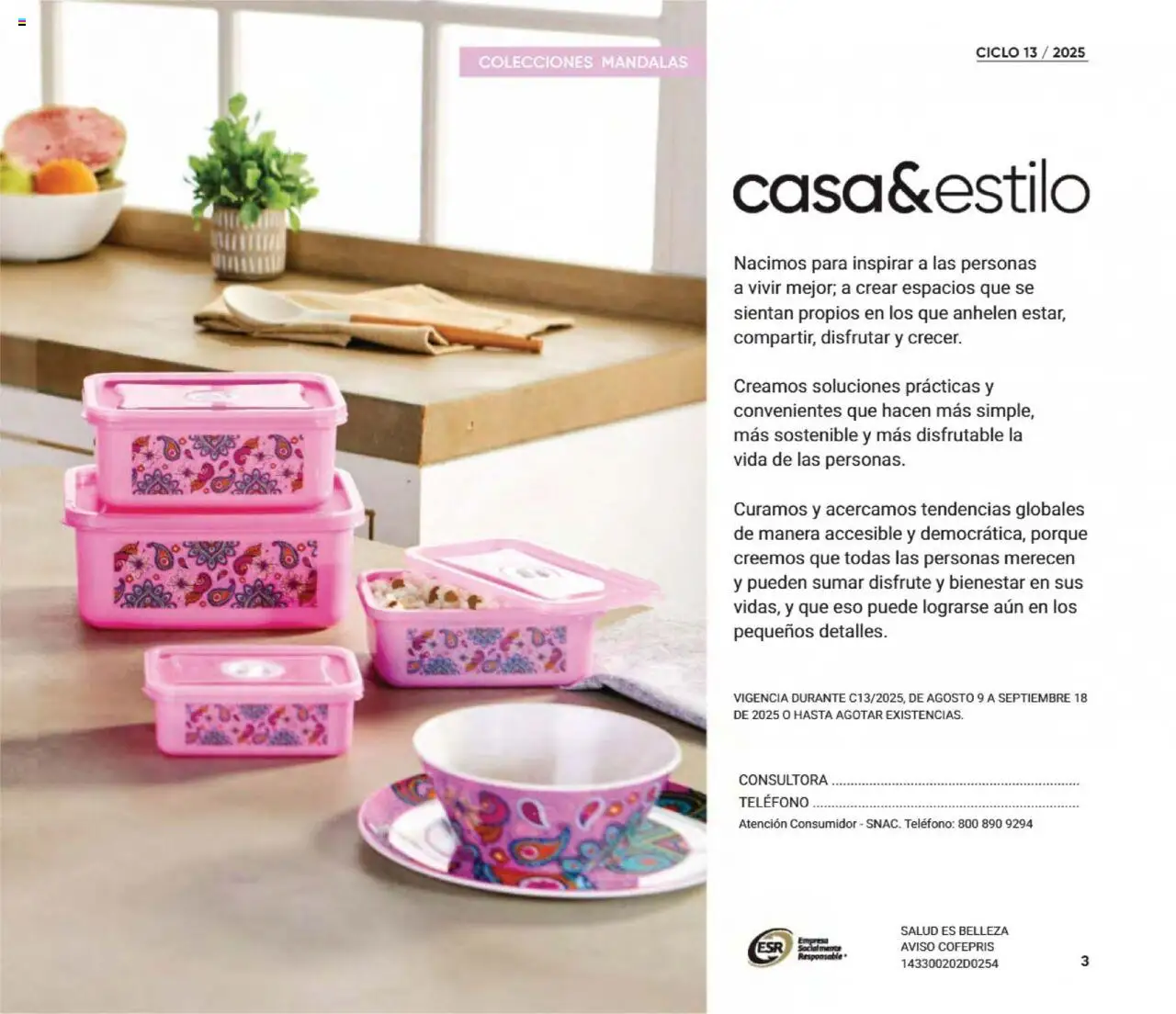 Nuevas ofertas de AVON válidas en toda la República Mexicana desde el 09.08.2025. ¡Encuentra las mejores ofertas en AVON - Casa & Estilo 13 2025! | Página: 5 | Productos: Teléfono