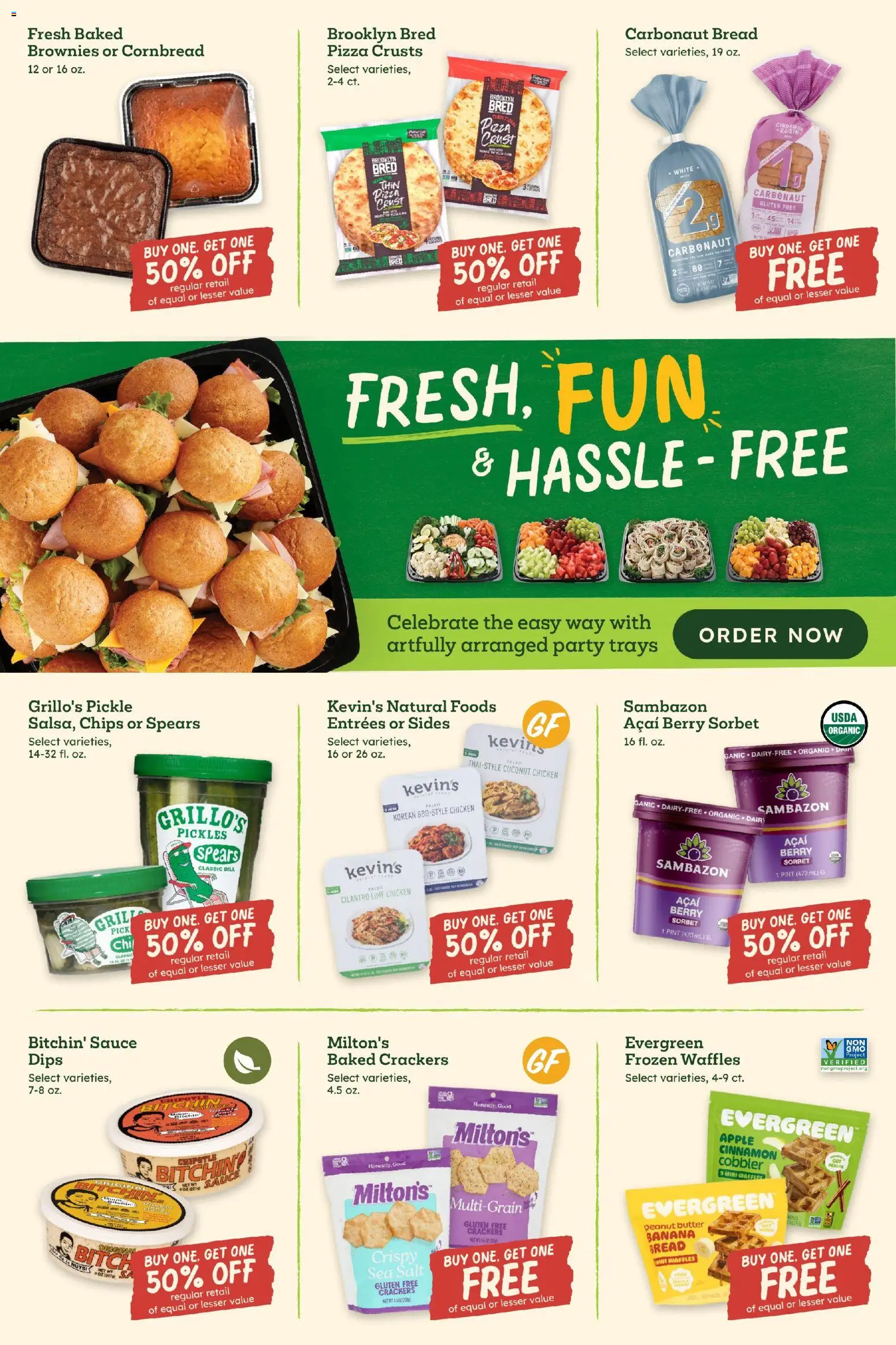 Sprouts Weekly Ad - valid from 28.01.2026 | Page: 9 | Products: Butter, Bread, Pizza, Salt