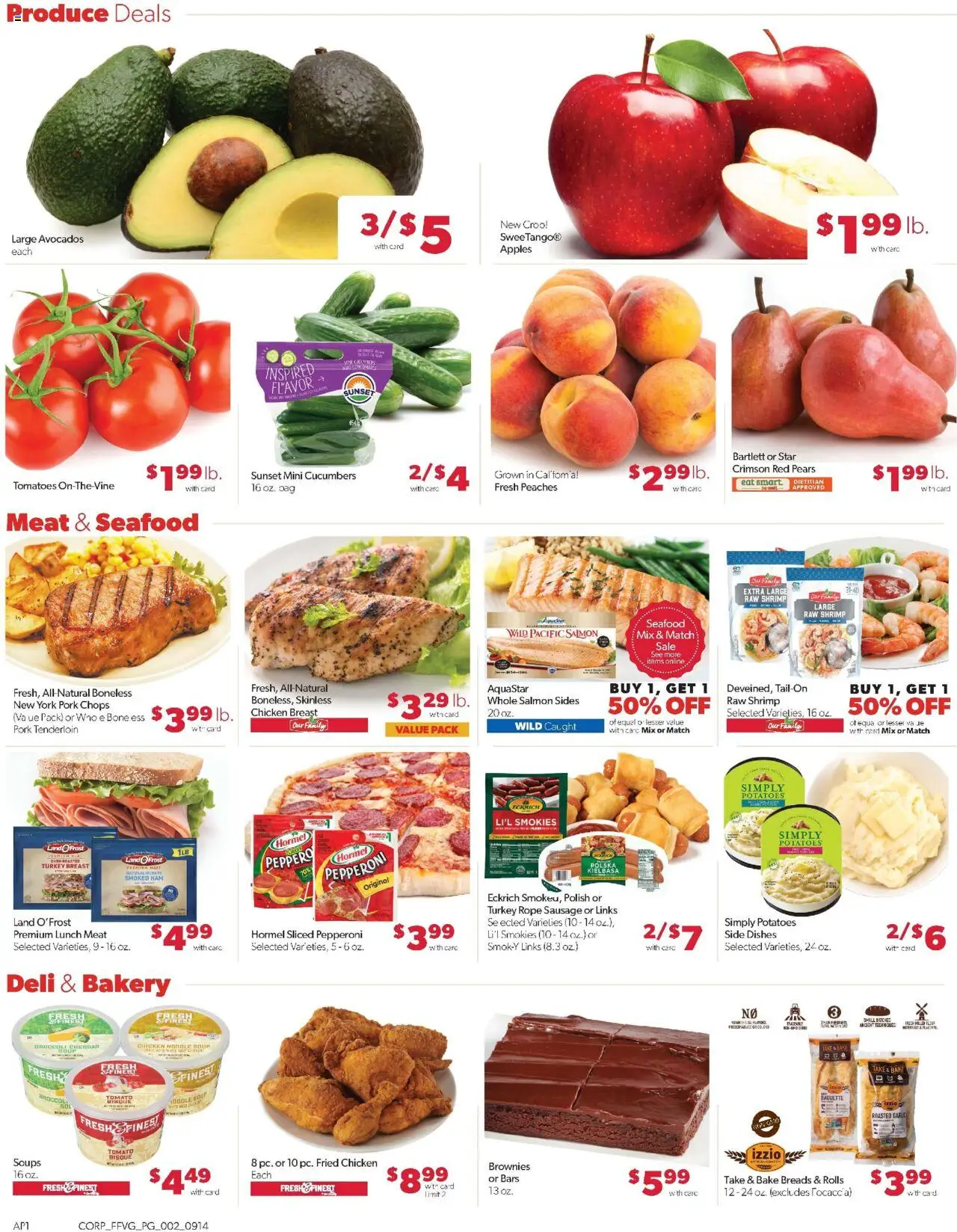 Family Fare Weekly Ad - valid from 14.09.2025 | Page: 2 | Products: Tomatoes, Cucumbers, Potatoes, Garlic