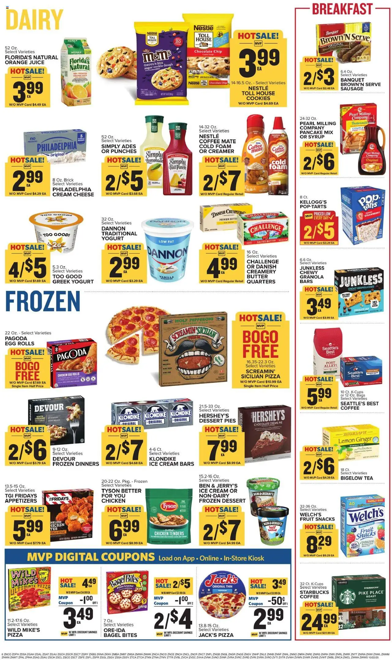 Food Lion Weekly Ad - valid from 22.10.2025 | Page: 11 | Products: Yogurt, Coffee, Chocolate, Cookies