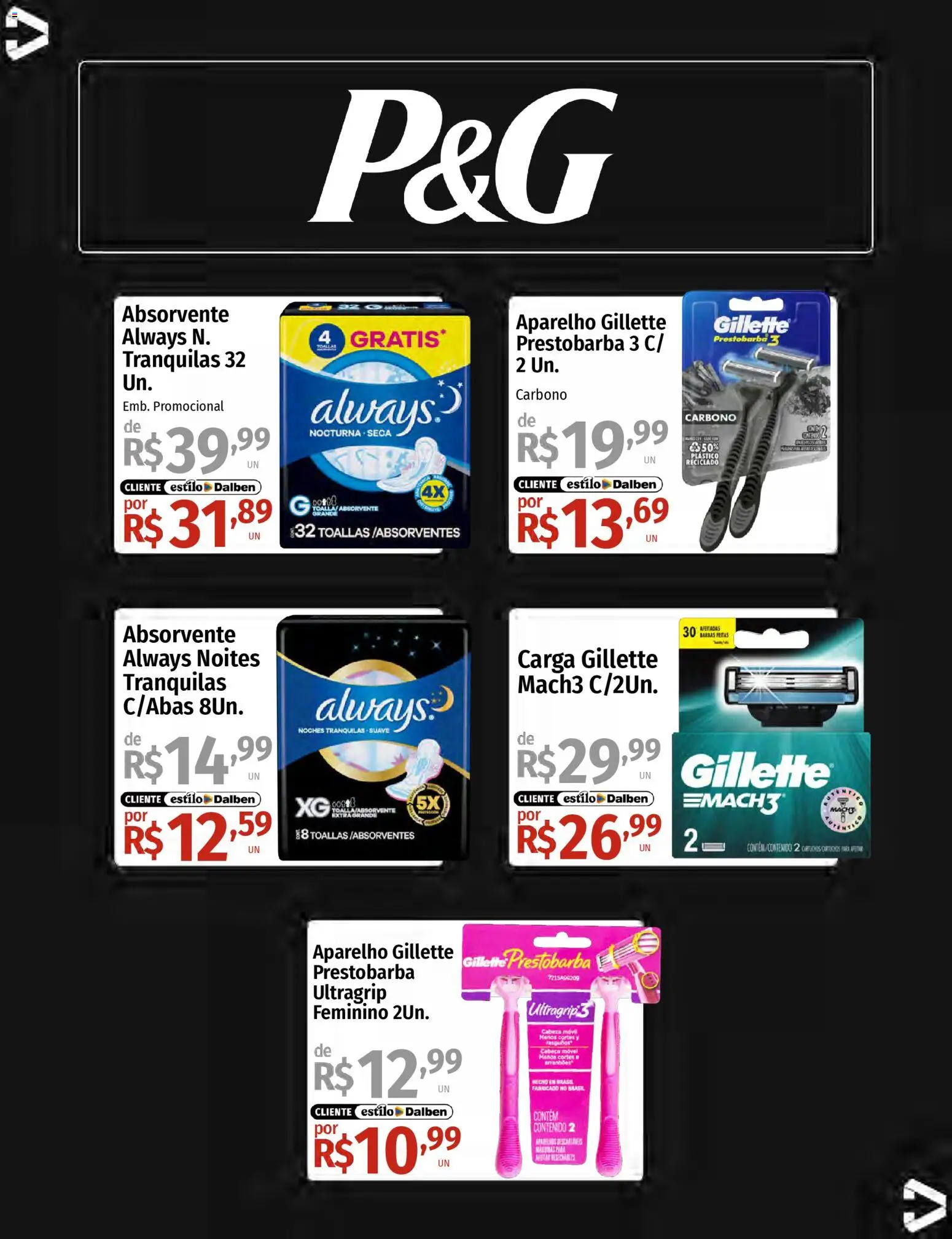 Supermercado Dalben Folheto - válido de 14.01.2026 | Página: 31 | Produtos: Absorvente