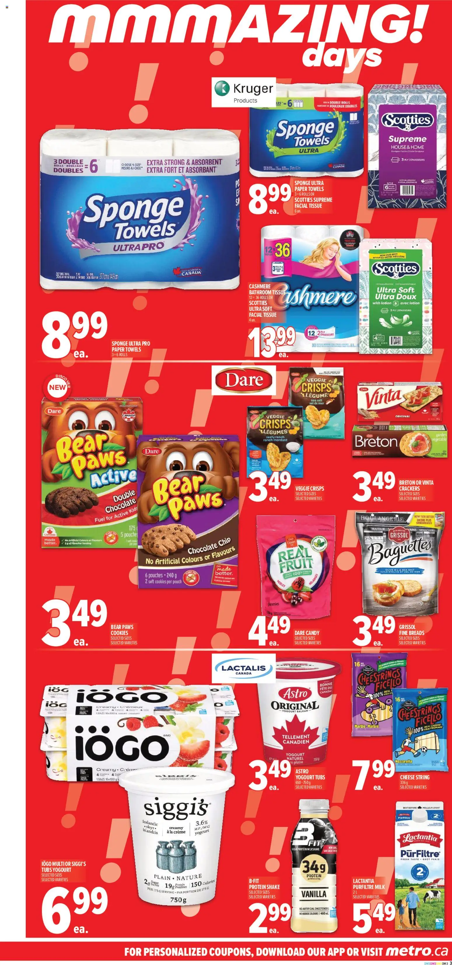 Metro flyer valid from 15.01.2026 | Page: 5 | Products: Cookies, Sponge, Milk, Chocolate