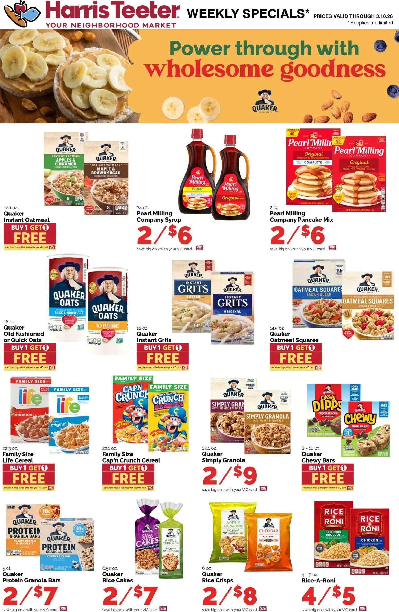 Harris Teeter Weekly Ad - SC - valid from 04.03.2026 | Page: 14 | Products: Butter, Cream, Cookies, Raisins
