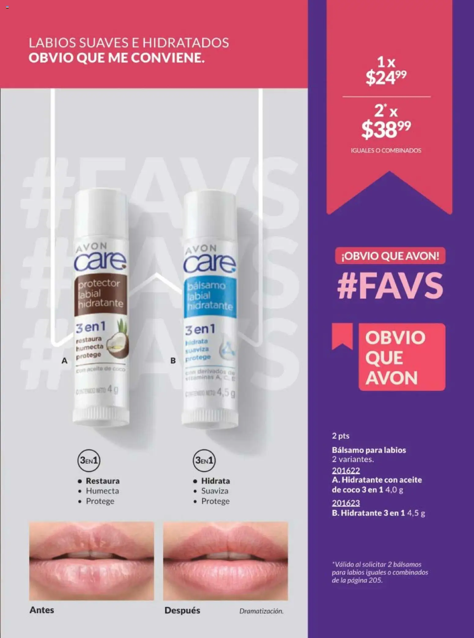 Nuevas ofertas de AVON válidas en toda la República Mexicana desde el 10.01.2026. ¡Encuentra las mejores ofertas en AVON campaña 2 2026! | Página: 197 | Productos: Aceite, Bálsamo, Vitaminas