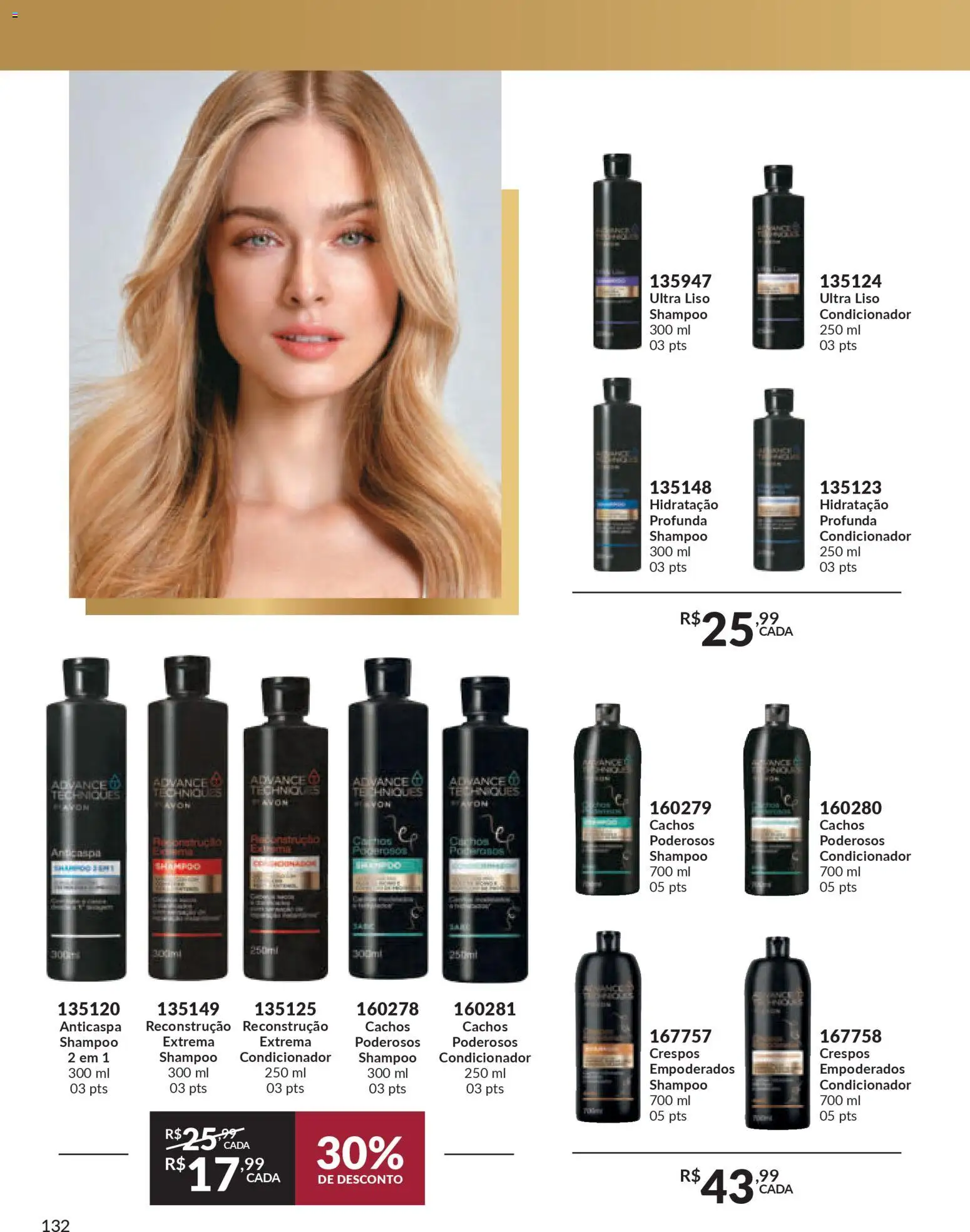 Avon Folheto - válido de 06.01.2026 | Página: 132 | Produtos: Shampoo, Condicionador