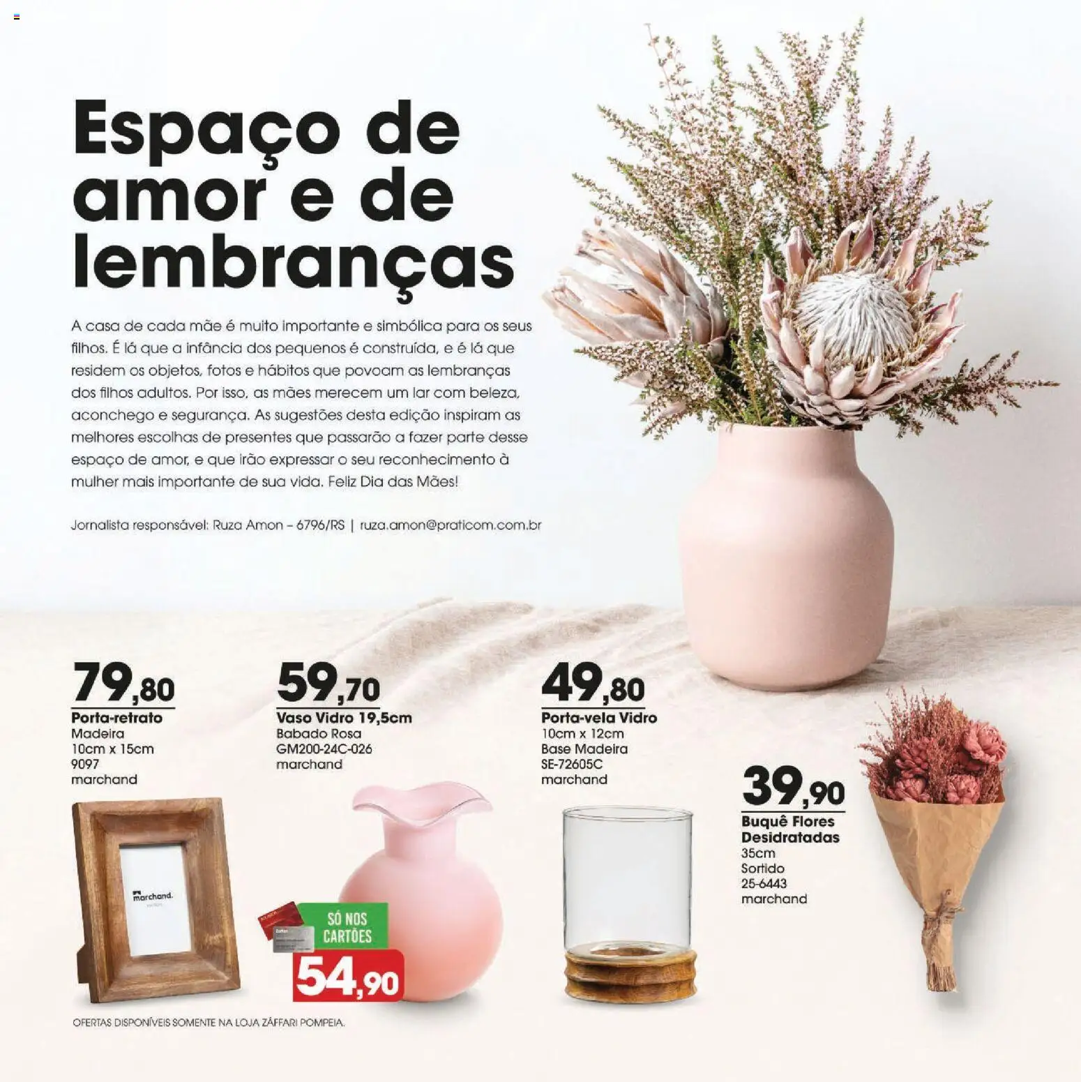 Zaffari Folheto - válido de 24.04.2026 | Página: 2 | Produtos: Flores, Vaso, Base