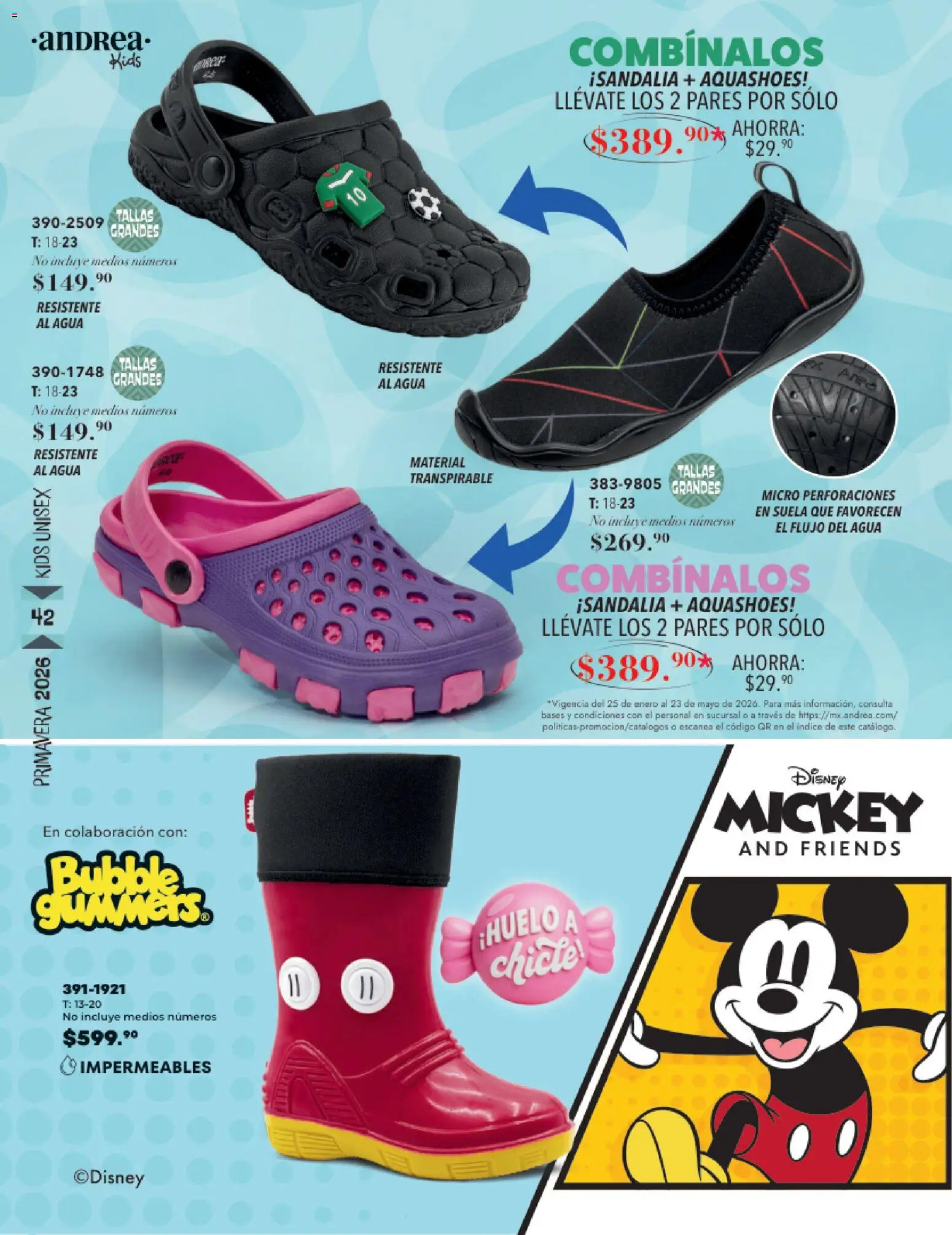Nuevas ofertas de Andrea válidas en toda la República Mexicana desde el 25.01.2026. ¡Encuentra las mejores ofertas en Andrea catálogo Infantil! | Página: 42
