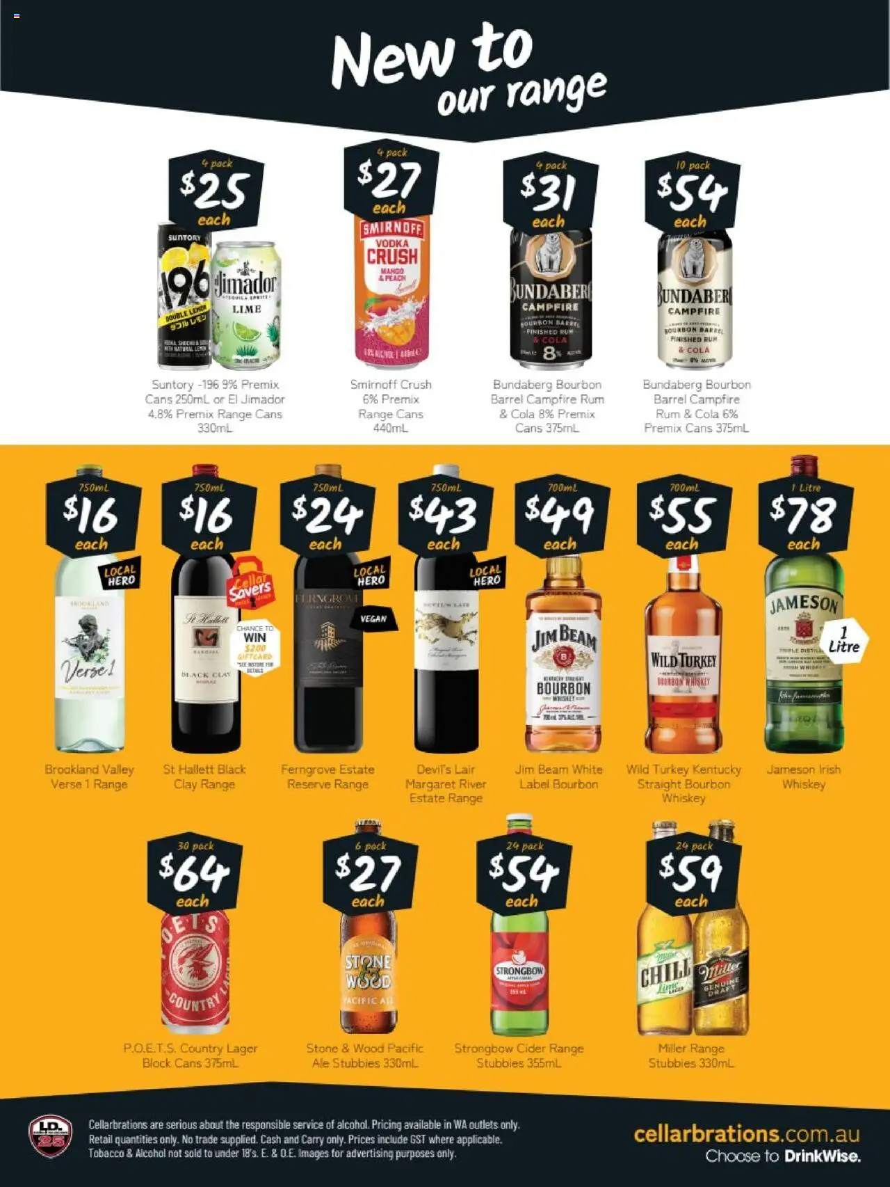 Cellarbrations catalogue - valid from 06.10.2025 | Page: 3 | Products: Bourbon, Vodka, Turkey, Lime