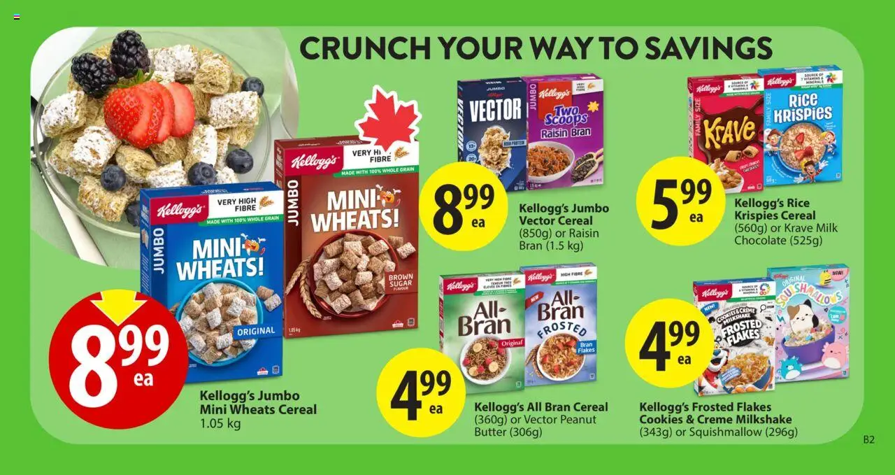 Save on foods flyer valid from 31.07.2025 | Page: 17 | Products: Rice, Cookies, Flakes, Butter