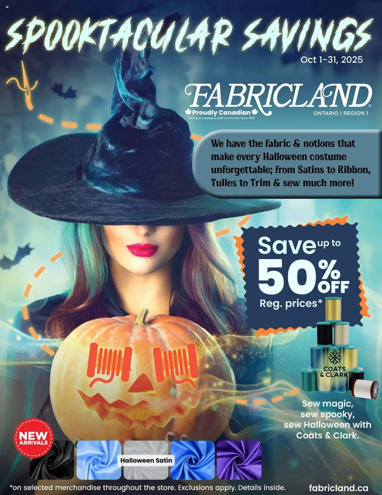 Fabricland flyer valid from 01.10.2025 | Page: 1