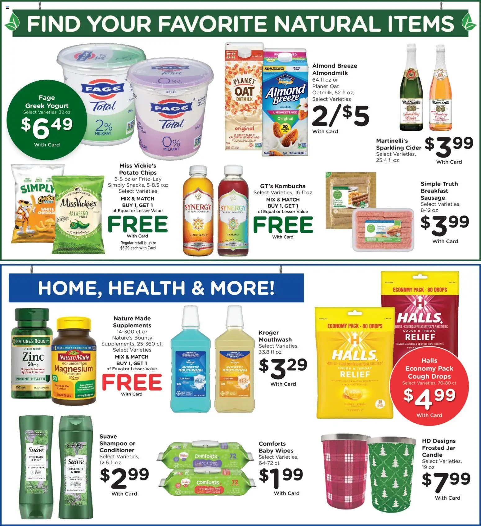 Kroger Weekly Ad - valid from 10.12.2025 | Page: 11 | Products: Conditioner, Yogurt, Mouthwash, Chips