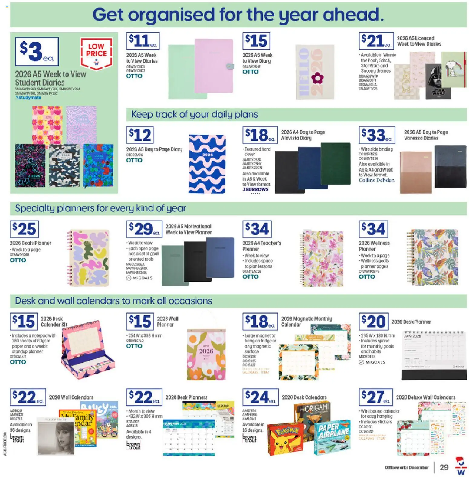 Officeworks catalogue - valid from 04.12.2025 | Page: 29 | Products: Desk, Fridge, Tools