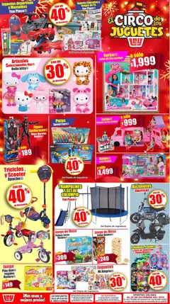 Vista previa de Casa Ley folleto El Circo de los Juguetes, nuevo folleto de la tienda, válido en México a partir del 23.12.2025