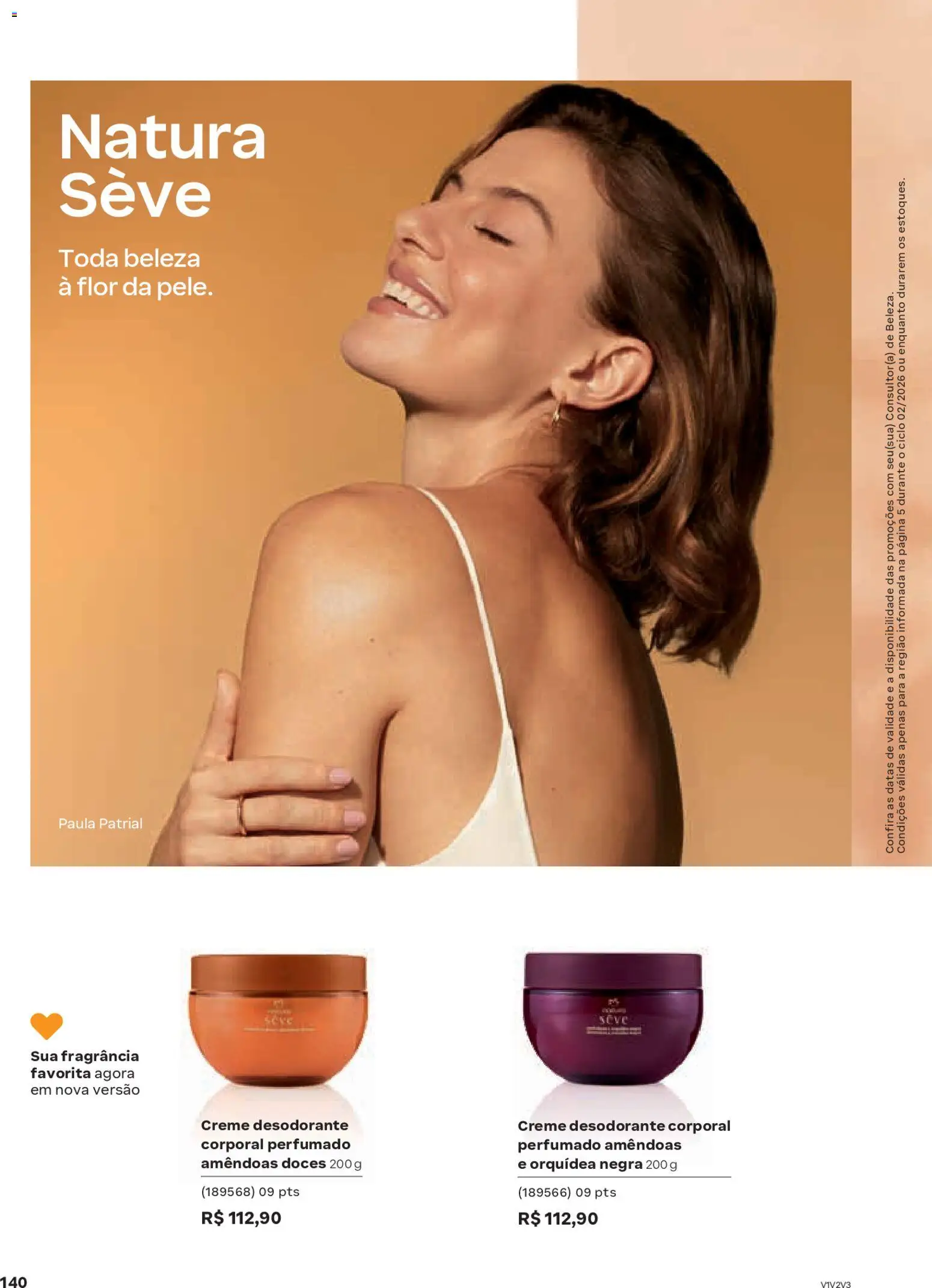 Natura Folheto - válido de 13.01.2026 | Página: 140 | Produtos: Fragrância, Doces, Creme, Amêndoas