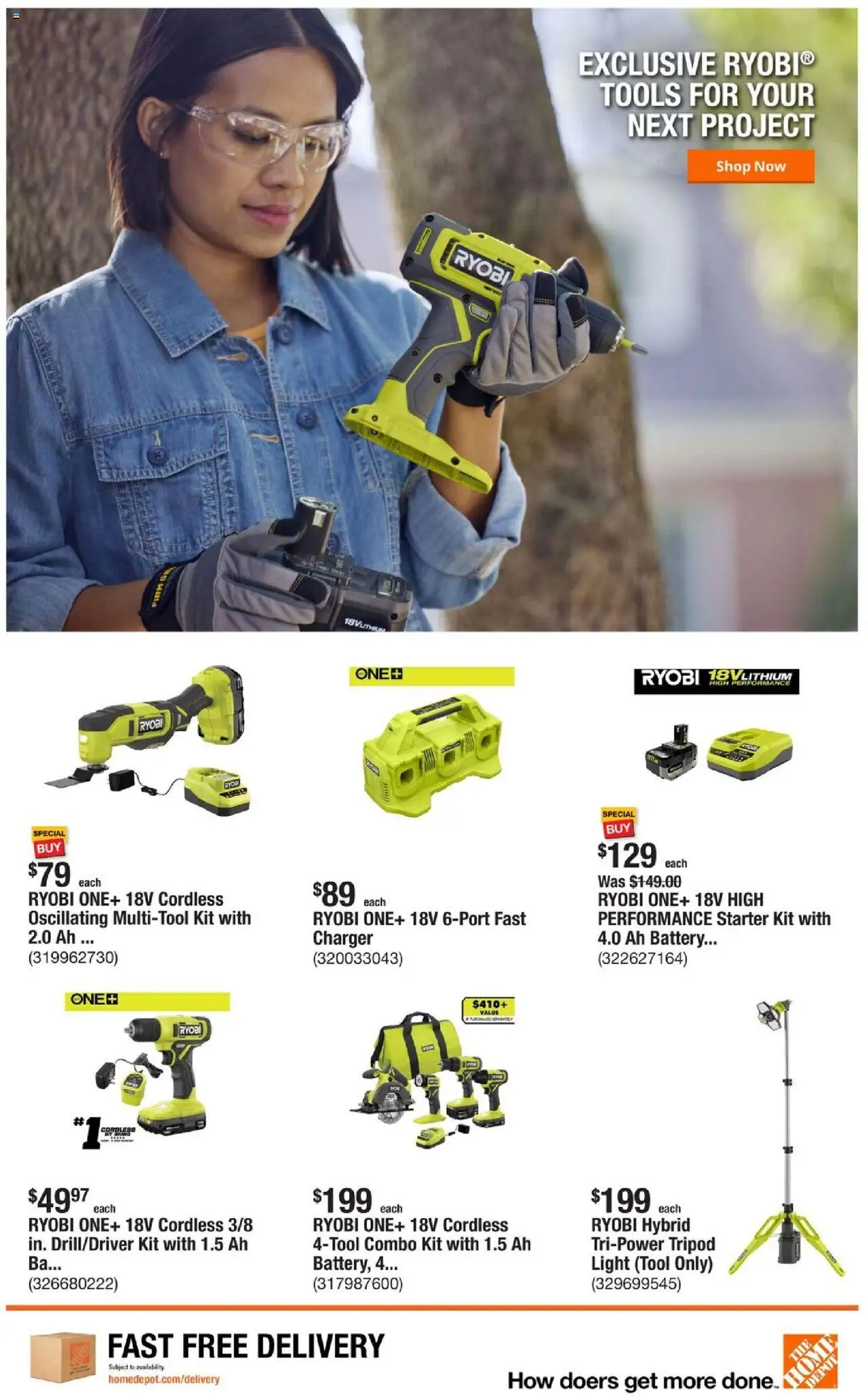 Home Depot Weekly Ad - FL - valid from 11.09.2025 | Page: 8 | Products: Battery, Starter, Charger