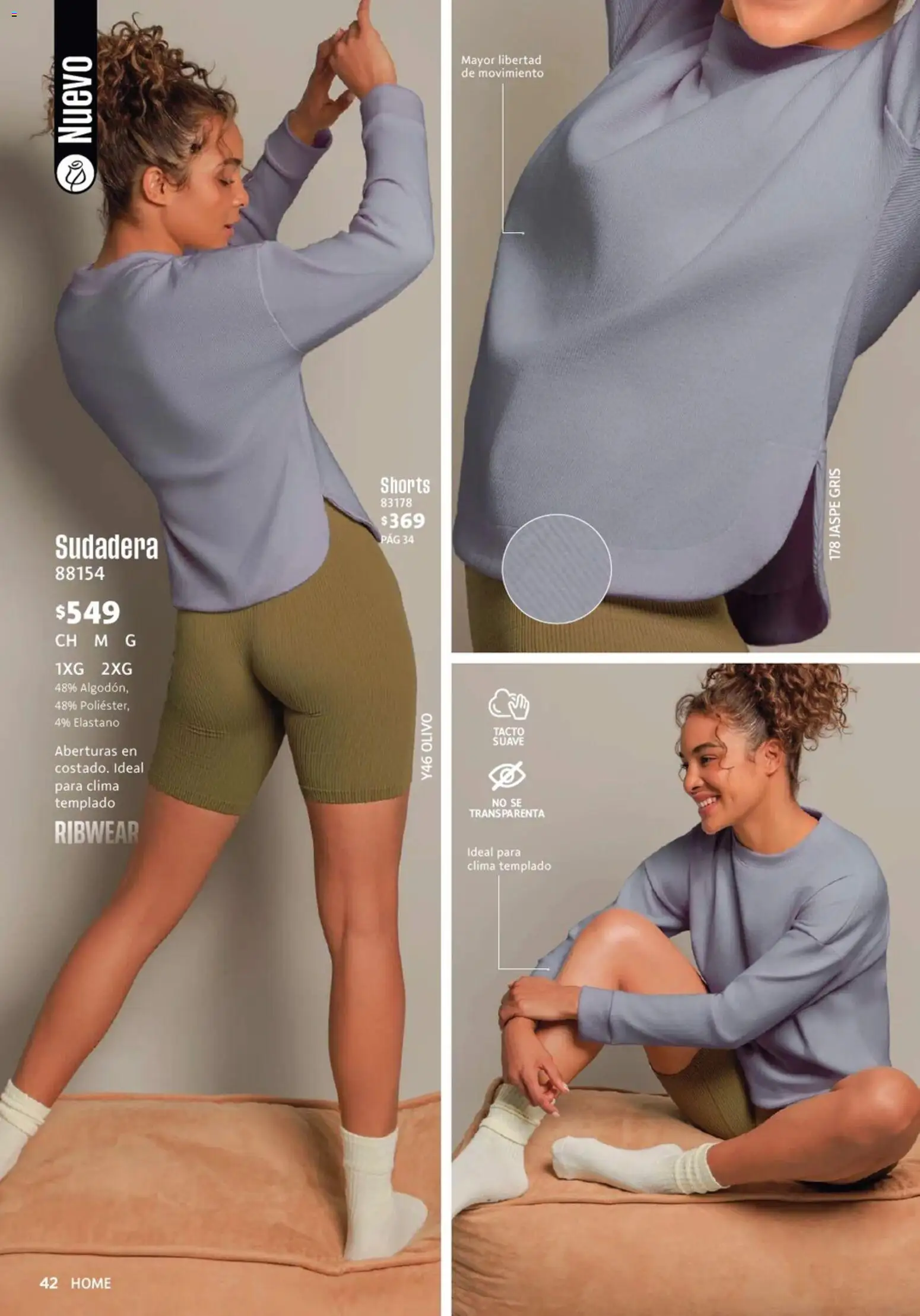 Nuevas ofertas de Ilusión válidas en toda la República Mexicana desde el 01.04.2026. ¡Encuentra las mejores ofertas en Ilusión catálogo Primavera! | Página: 46 | Productos: Sudadera