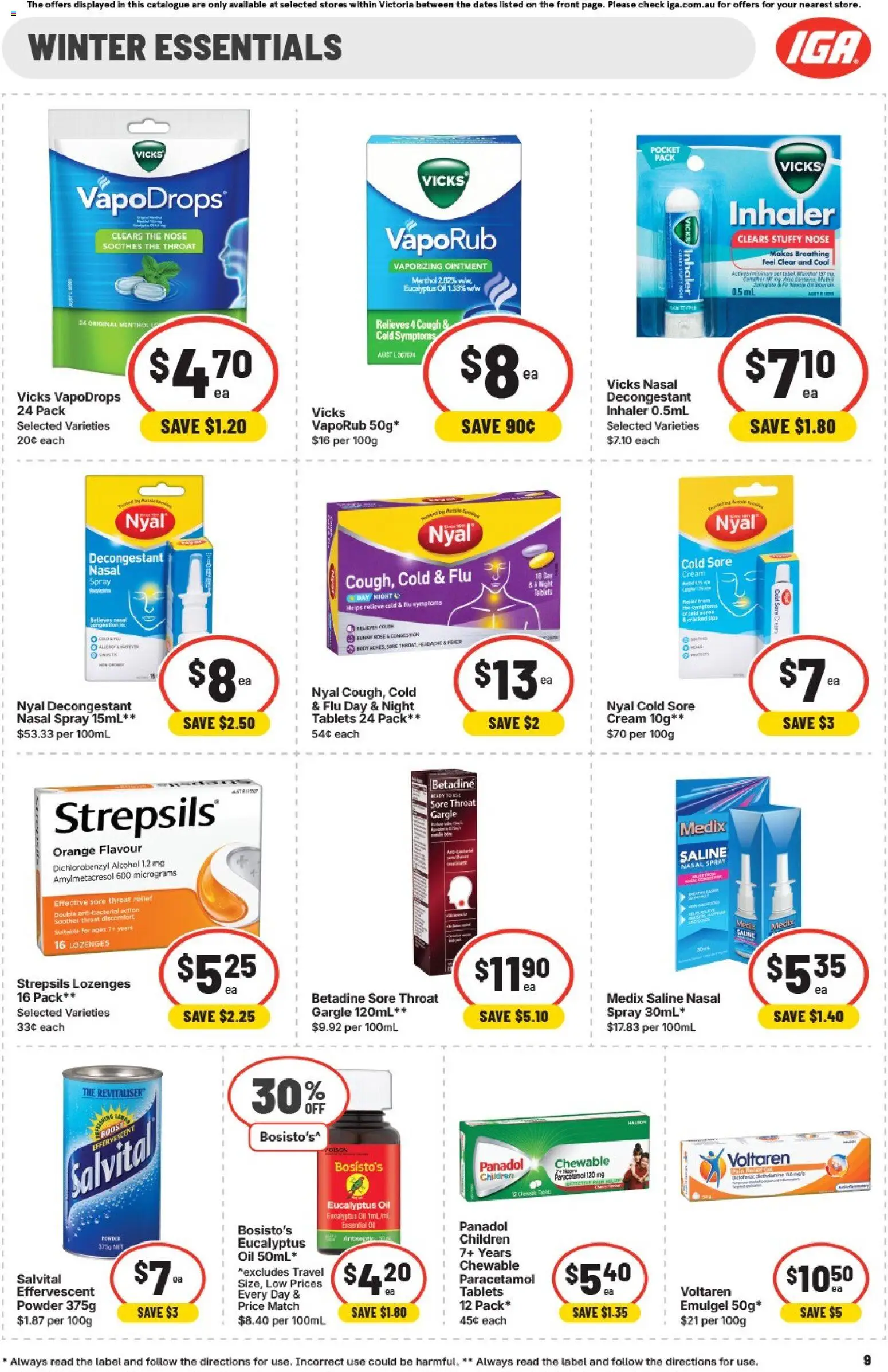 IGA catalogue - valid from 22.04.2026 | Page: 9 | Products: Rice, Soup, Batteries, Safe