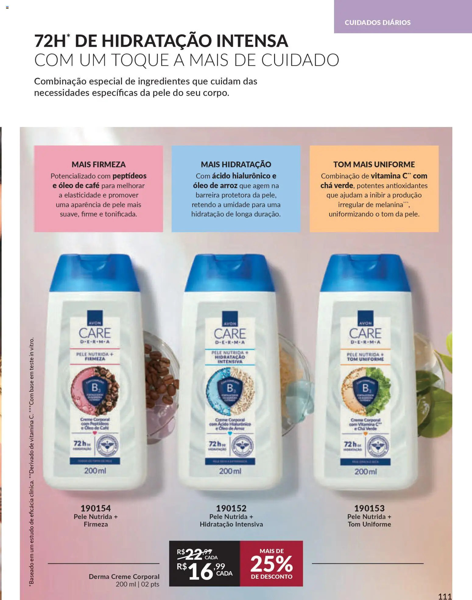 Avon Folheto - válido de 15.01.2026 | Página: 111 | Produtos: Creme corporal, Arroz, Base, Creme