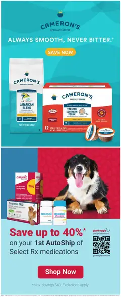 Preview of Giant Eagle weekly ads valid from 18.12.2025 | Page: 7 | Products: Coffee, Tablet