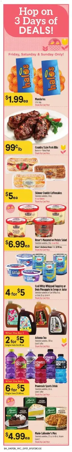 Preview of Basha's weekly ads valid from 01.04.2026