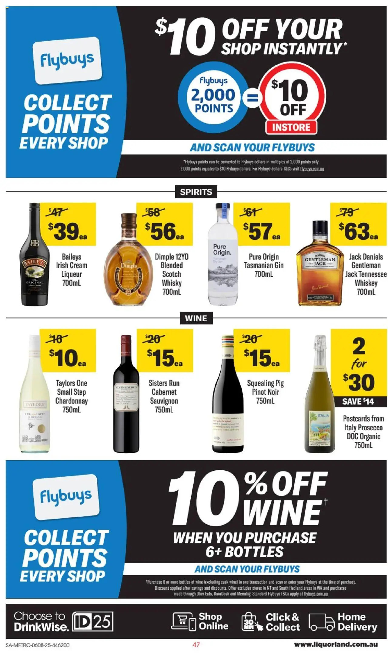Liquorland catalogue - valid from 06.08.2025 | Page: 2 | Products: Wine, Gin, Cream, Whiskey