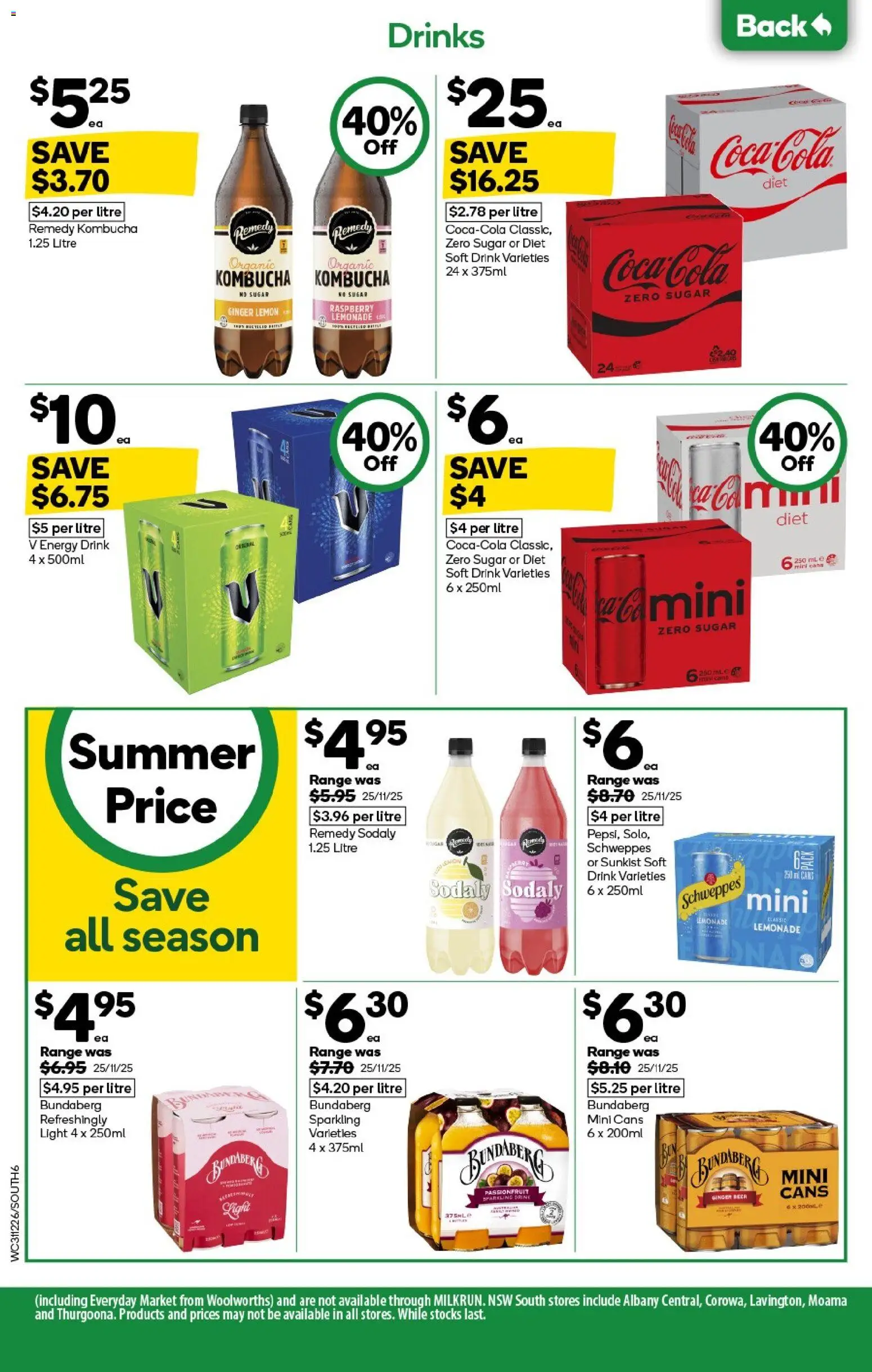Woolworths catalogue - valid from 31.12.2025 | Page: 6 | Products: Beer, Passionfruit, Lemon, Raspberry