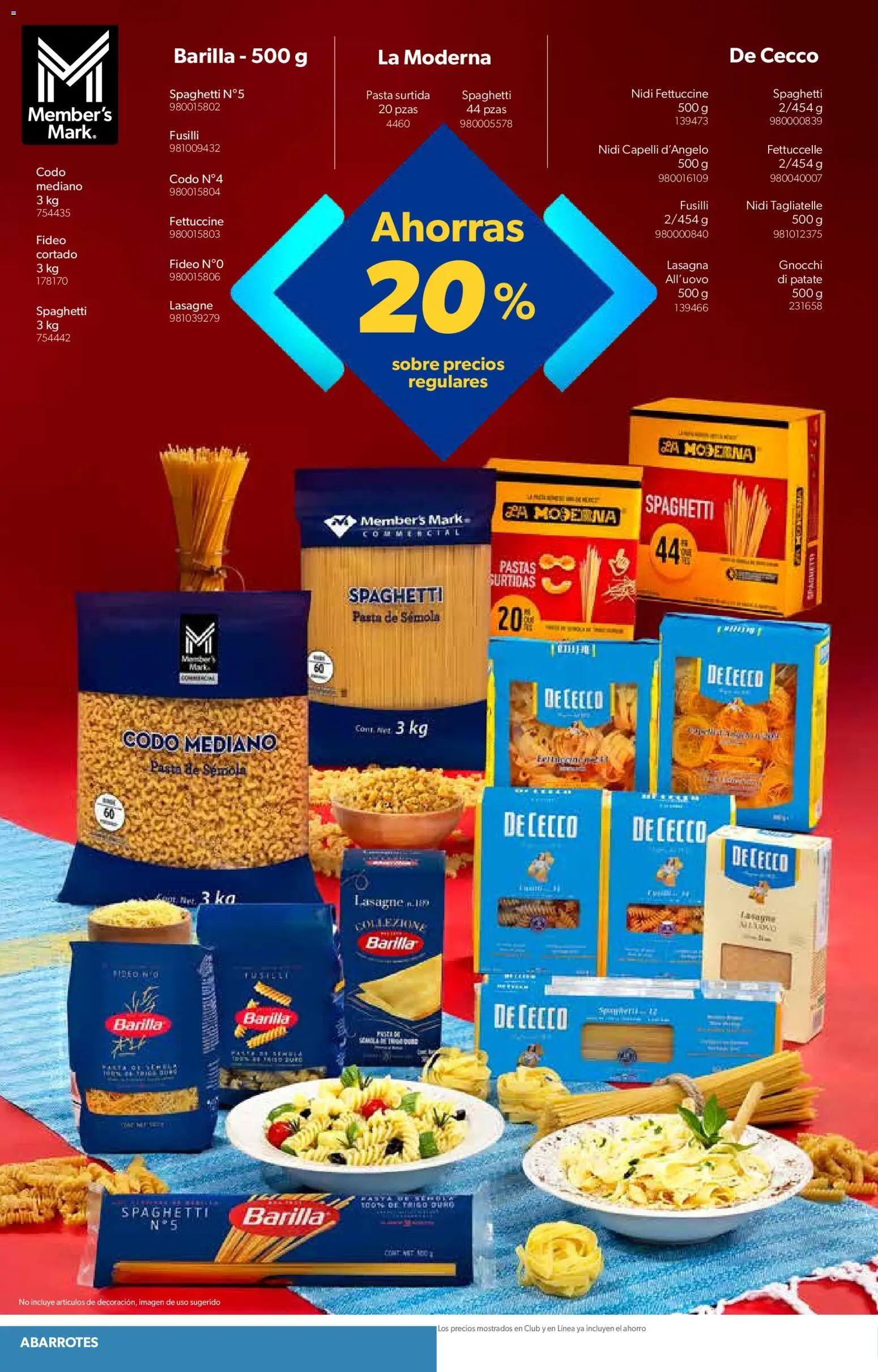 Nuevas ofertas de Sam's Club válidas en toda la República Mexicana desde el 29.10.2025. ¡Encuentra las mejores ofertas en Sam's Club catálogo! | Página: 4 | Productos: Pasta, Sobre