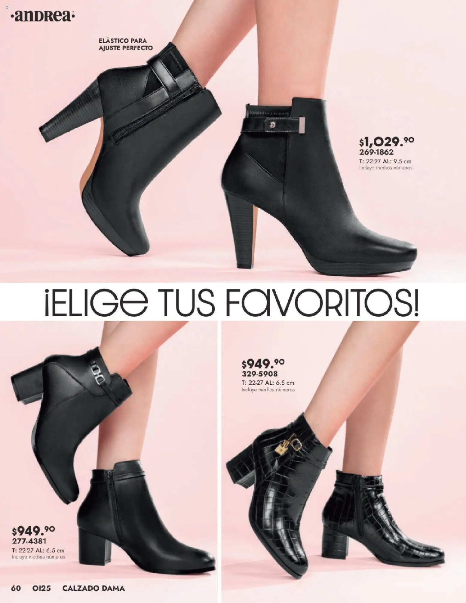 Nuevas ofertas de Andrea válidas en toda la República Mexicana desde el 24.08.2025. ¡Encuentra las mejores ofertas en Andrea - Catálogo Calzado Dama! | Página: 60
