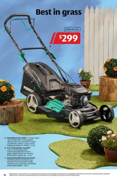Preview of Catalogue Aldi - valid from 08.10.2025 | Page: 14 | Products: Grass, Brush, Saw, Cutter