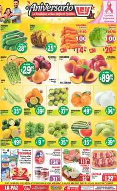 Vista previa de Casa Ley - Folleto Las ofertas de frutas y verduras, nuevo folleto de la tienda, válido en México a partir del 16.10.2025