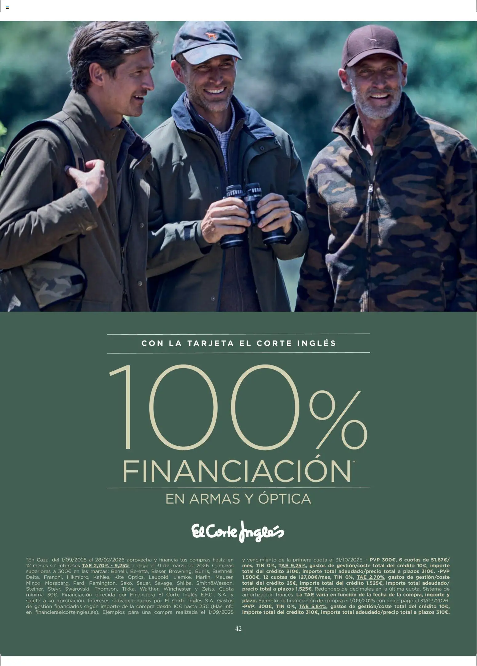 Nuevas ofertas de El Corte Inglés válidas en toda la República Mexicana desde el 01.10.2025. ¡Encuentra las mejores ofertas en El Corte Inglés catálogo La Caza temporada! | Página: 42