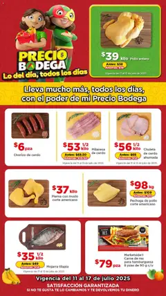 Vista previa de Bodega Aurrerá folleto Precio, nuevo folleto de la tienda, válido en México a partir del 11.07.2025