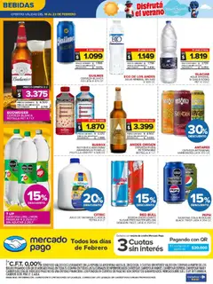 Vista previa Carrefour Maxi catálogo válido desde el 16.02.2026 | Página: 6 | Productos: Botella, Limón, Arándanos, Cerveza