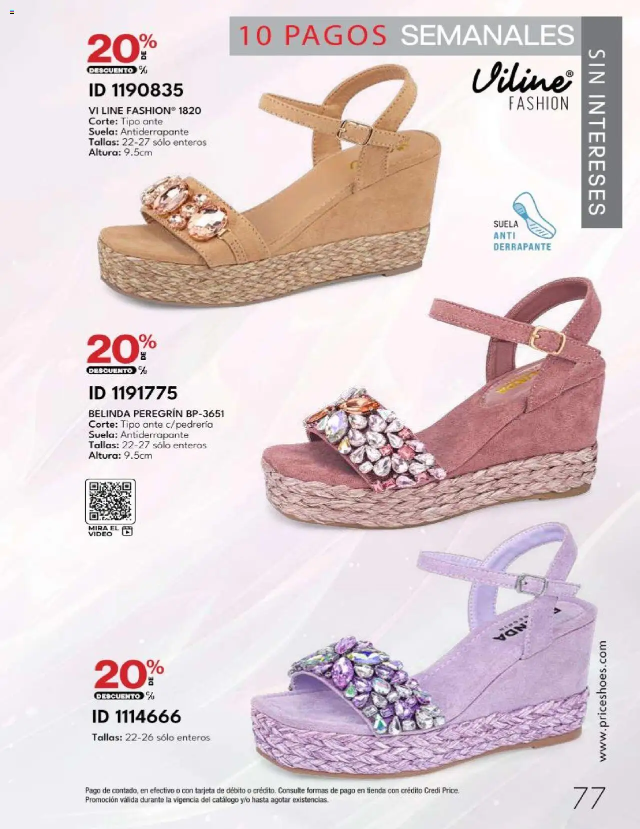Nuevas ofertas de Price Shoes válidas en toda la República Mexicana desde el 14.10.2025. ¡Encuentra las mejores ofertas en Price Shoes - Catálogo - 10 Pagos sin Intereses! | Página: 79 | Productos: Video