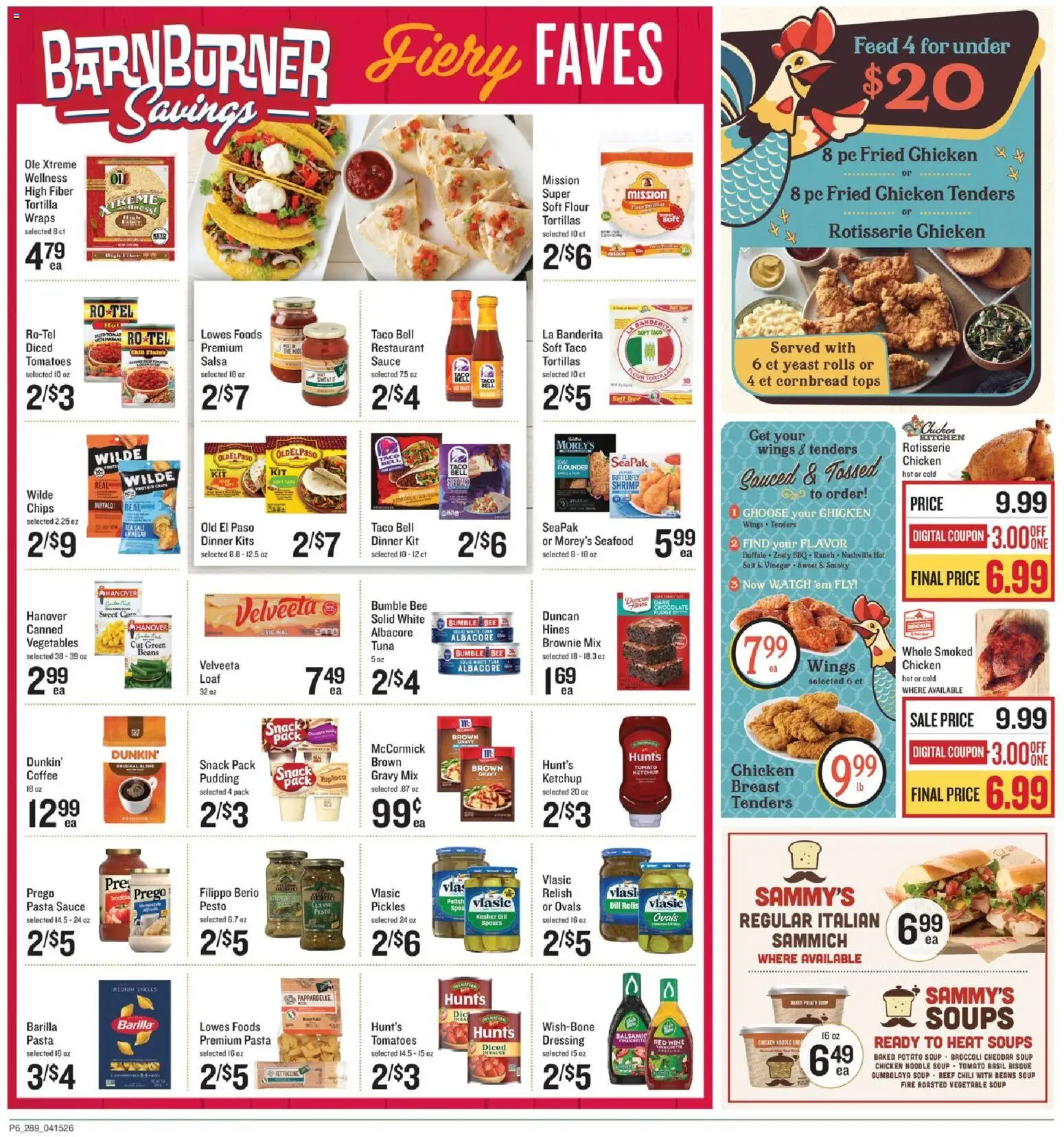 Lowes Foods Weekly Ad - GA - valid from 15.04.2026 | Page: 9 | Products: Coffee, Chocolate, Ketchup, Dill