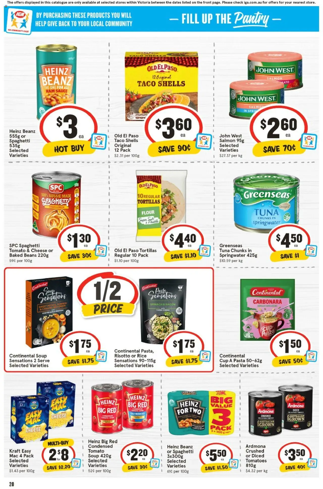 IGA catalogue - valid from 06.08.2025 | Page: 17 | Products: Cheese, Salmon, Salt, Tortillas