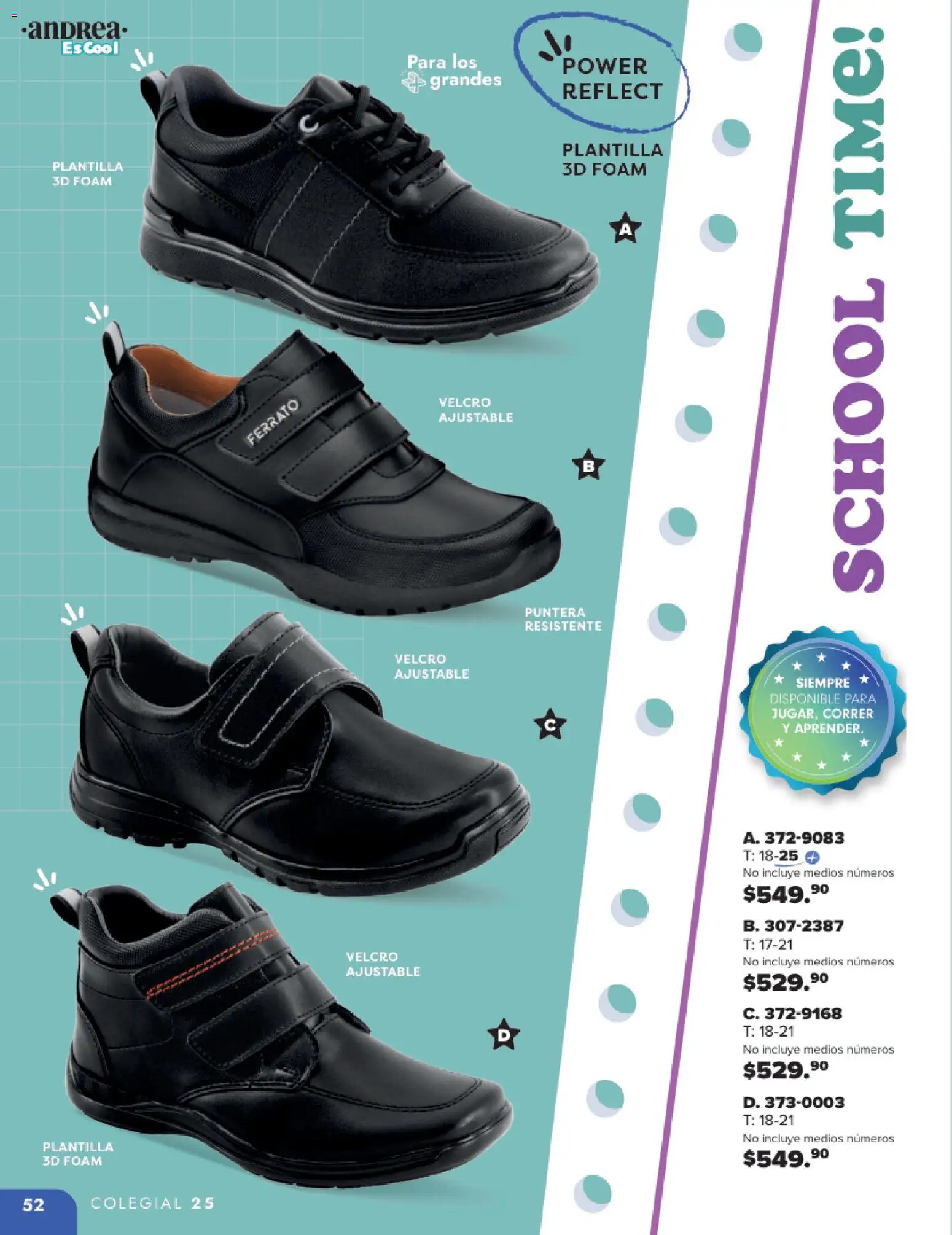 Nuevas ofertas de Andrea válidas en toda la República Mexicana desde el 25.05.2025. ¡Encuentra las mejores ofertas en Andrea catálogo Colegial ! | Página: 52