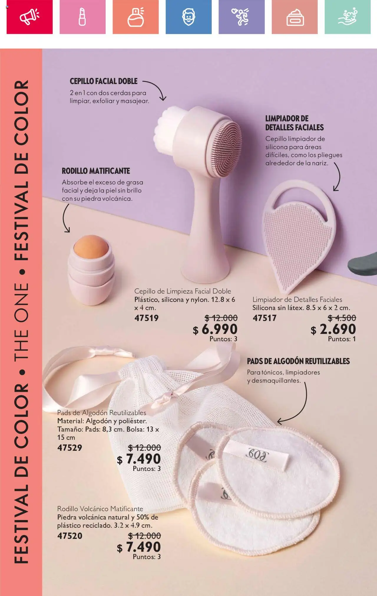 Oriflame catálogo │ válido desde el 21.06.2025 | Página: 26 | Productos: Bolsa, Limpiador, Algodón, Cepillo