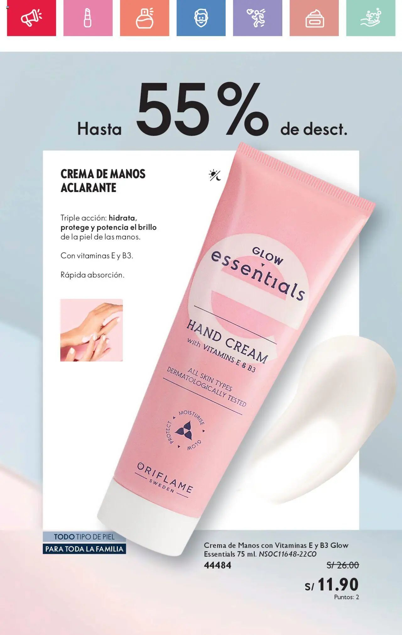 Catálogo Oriflame válido desde 02.08.2025 | Página: 21 | Productos: Crema de manos, Crema