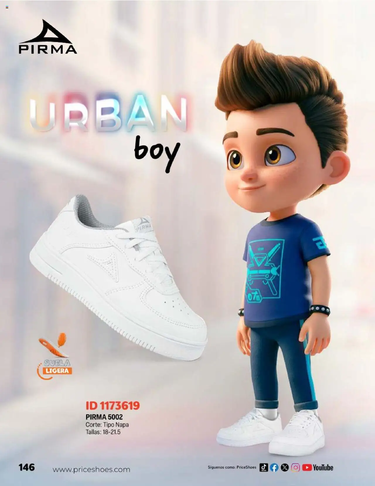 Nuevas ofertas de Price Shoes válidas en toda la República Mexicana desde el 23.04.2025. ¡Encuentra las mejores ofertas en Price Shoes catálogo Kids! | Página: 146