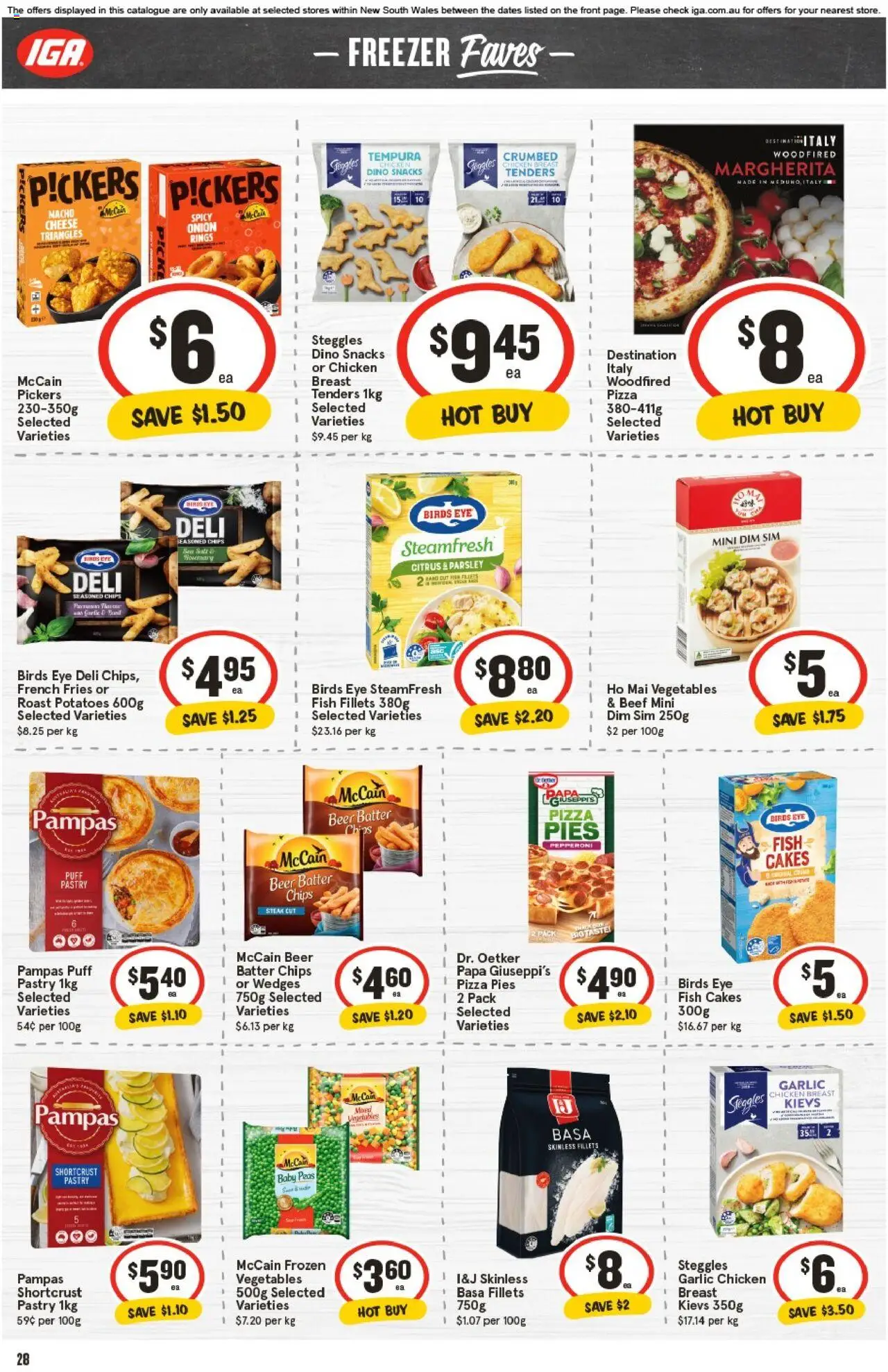 IGA catalogue - valid from 22.10.2025 | Page: 27 | Products: Chicken, Fish, Beef, Vegetables