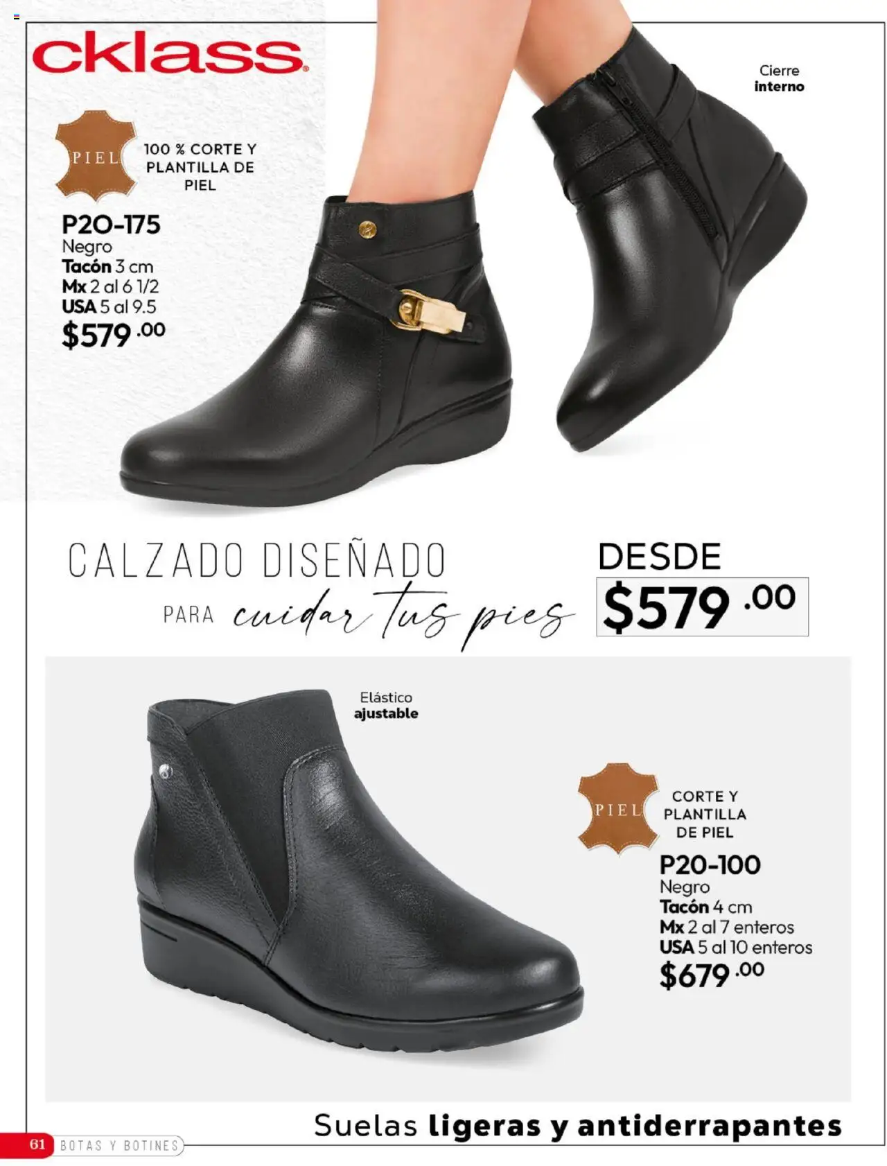 Nuevas ofertas de Cklass válidas en toda la República Mexicana desde el 16.09.2025. ¡Encuentra las mejores ofertas en Cklass - Catálogo Invierno! | Página: 217 | Productos: Botas, Botines