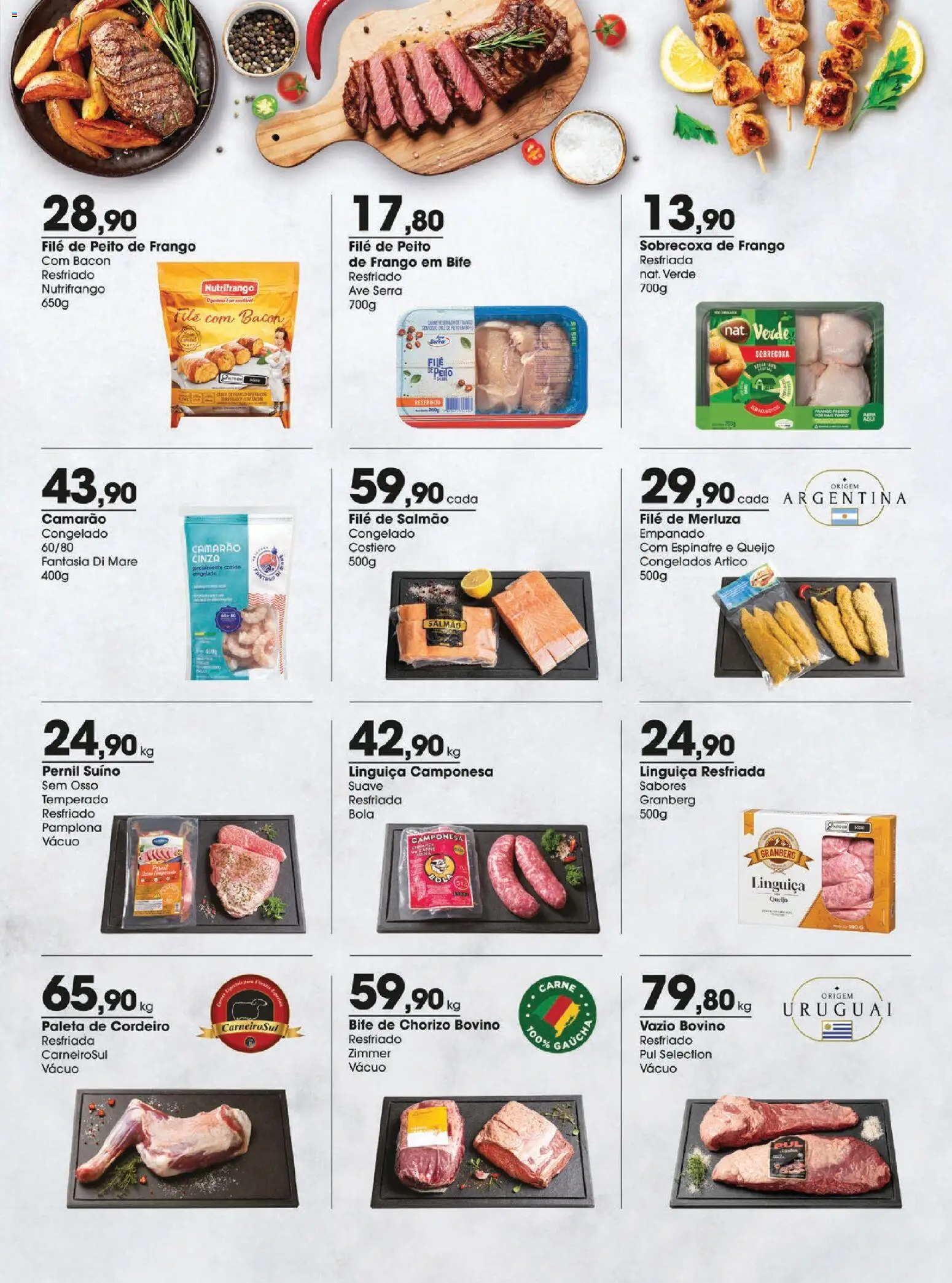 Zaffari Folheto - válido de 20.01.2026 | Página: 11 | Produtos: Espinafre, Salmão, Cordeiro, Frango