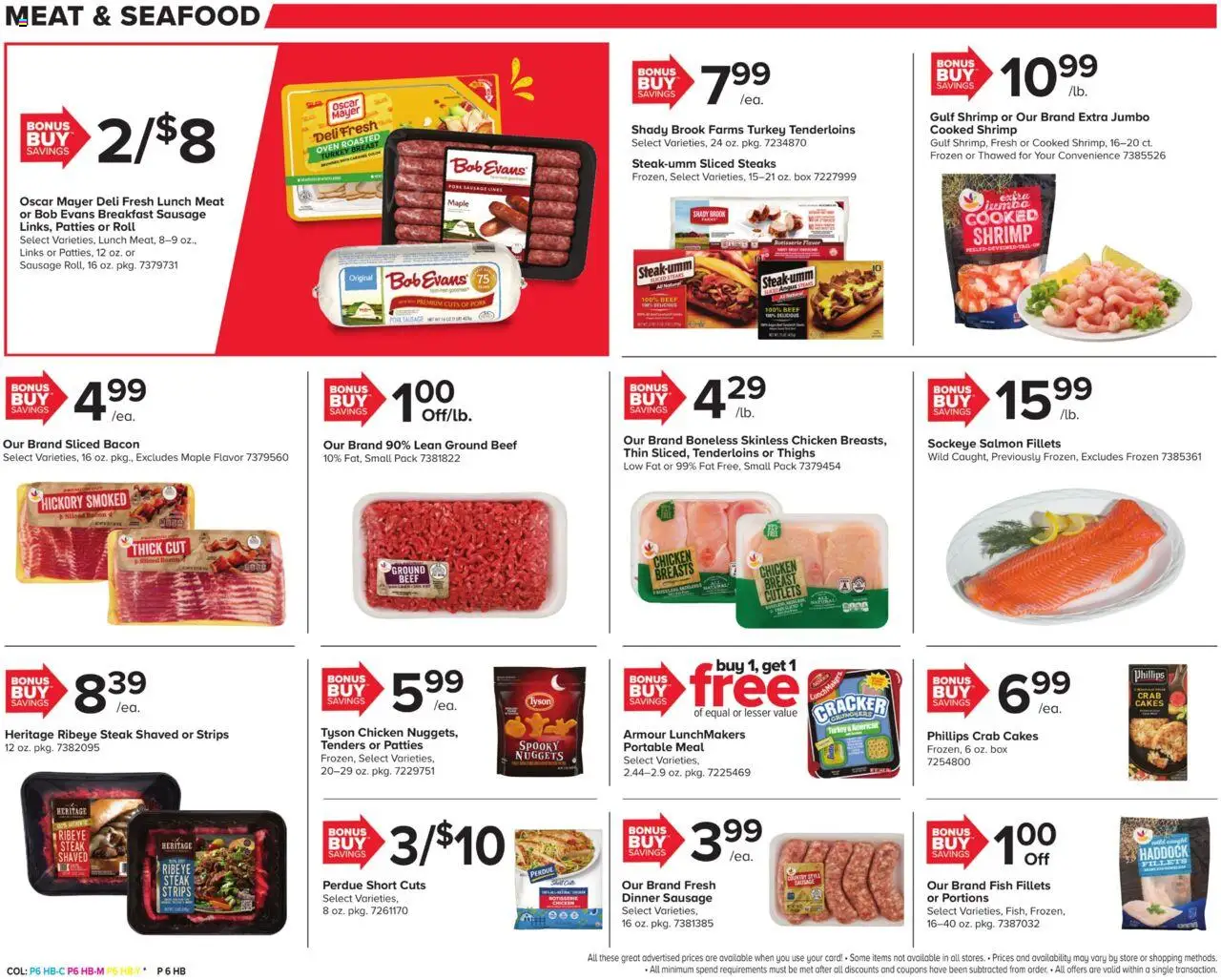 Giant Weekly Ad - valid from 12.09.2025 | Page: 12 | Products: Pork, Fish, Seafood, Sausage