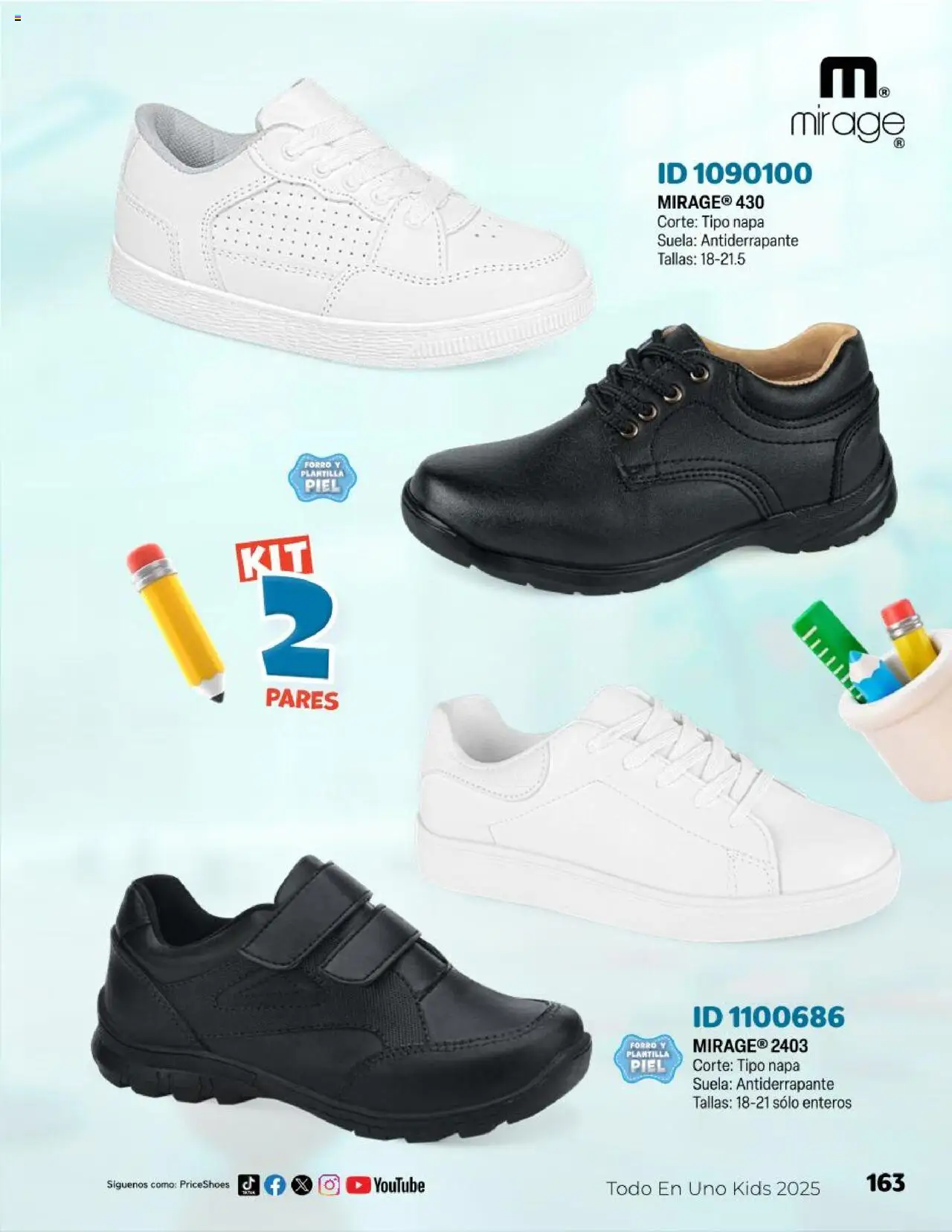 Nuevas ofertas de Price Shoes válidas en toda la República Mexicana desde el 23.04.2025. ¡Encuentra las mejores ofertas en Price Shoes catálogo Kids! | Página: 163