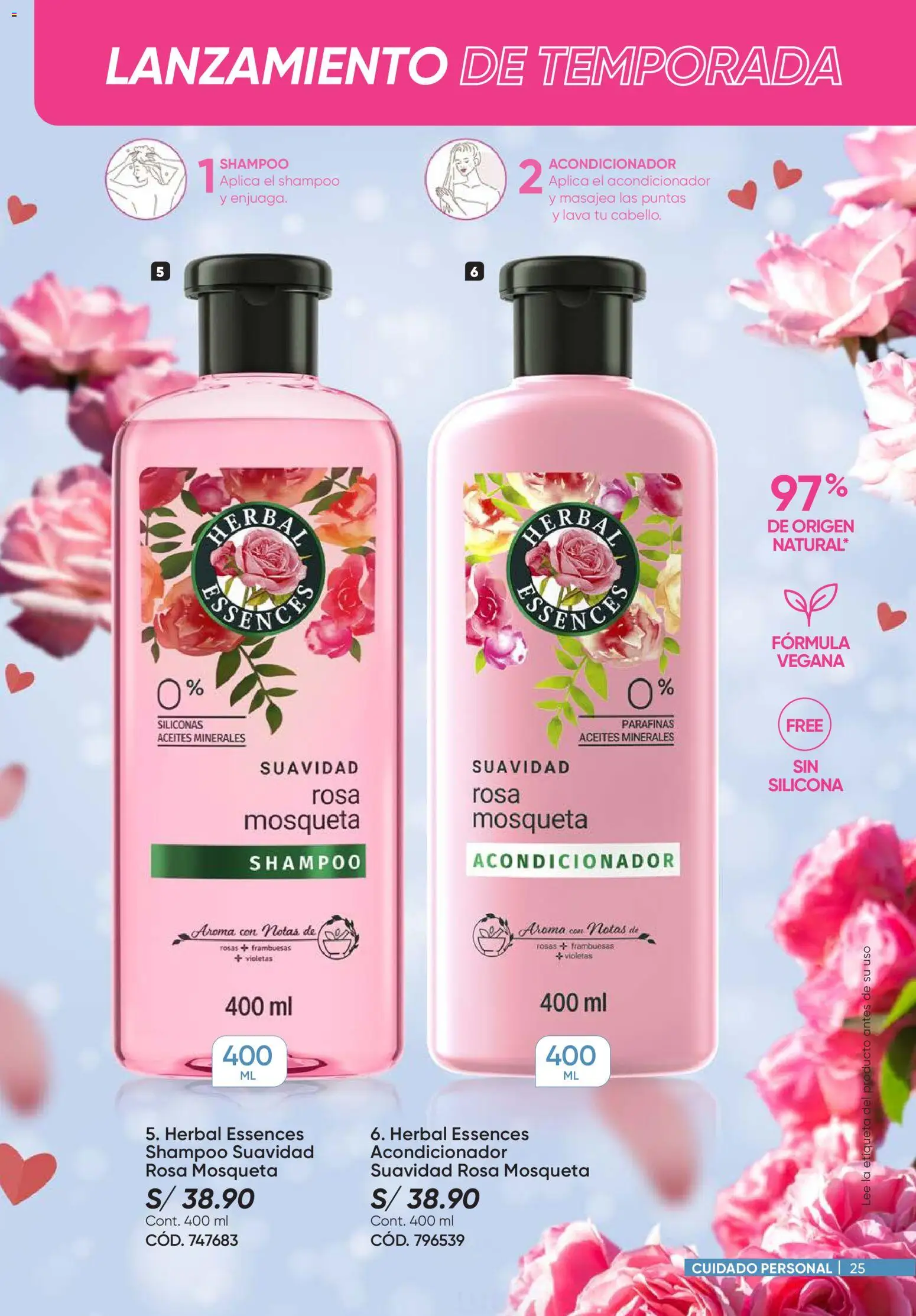 Catálogo Azzorti válido desde 07.01.2026 | Página: 25 | Productos: Shampoo, Acondicionador