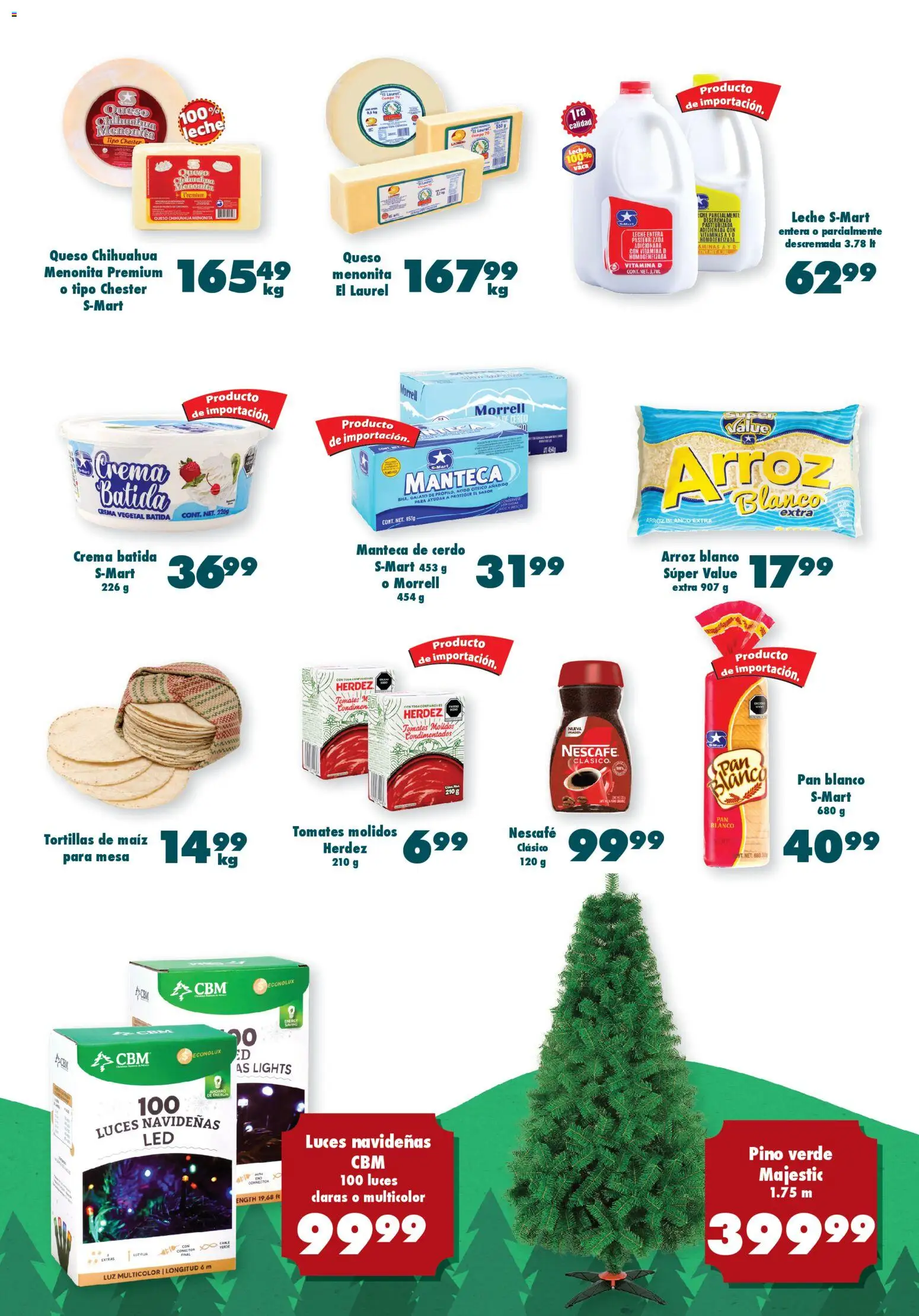 Nuevas ofertas de S-Mart válidas en toda la República Mexicana desde el 25.11.2025. ¡Encuentra las mejores ofertas en S-Mart folleto Chihuahua! | Página: 5 | Productos: Crema, Queso, Mesa, Tomates