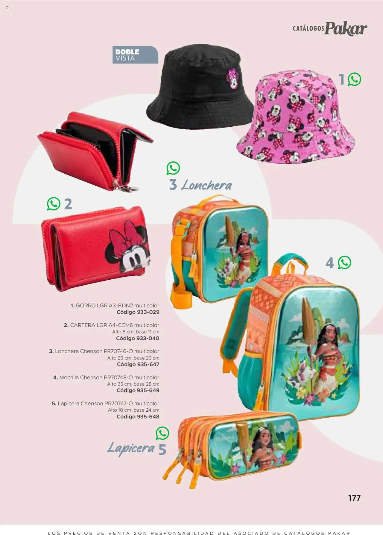 Nuevas ofertas de SC Pakar válidas en toda la República Mexicana desde el 24.07.2025. ¡Encuentra las mejores ofertas en SC Pakar Catálogo Ropa y Accesorios! | Página: 177 | Productos: Mochila