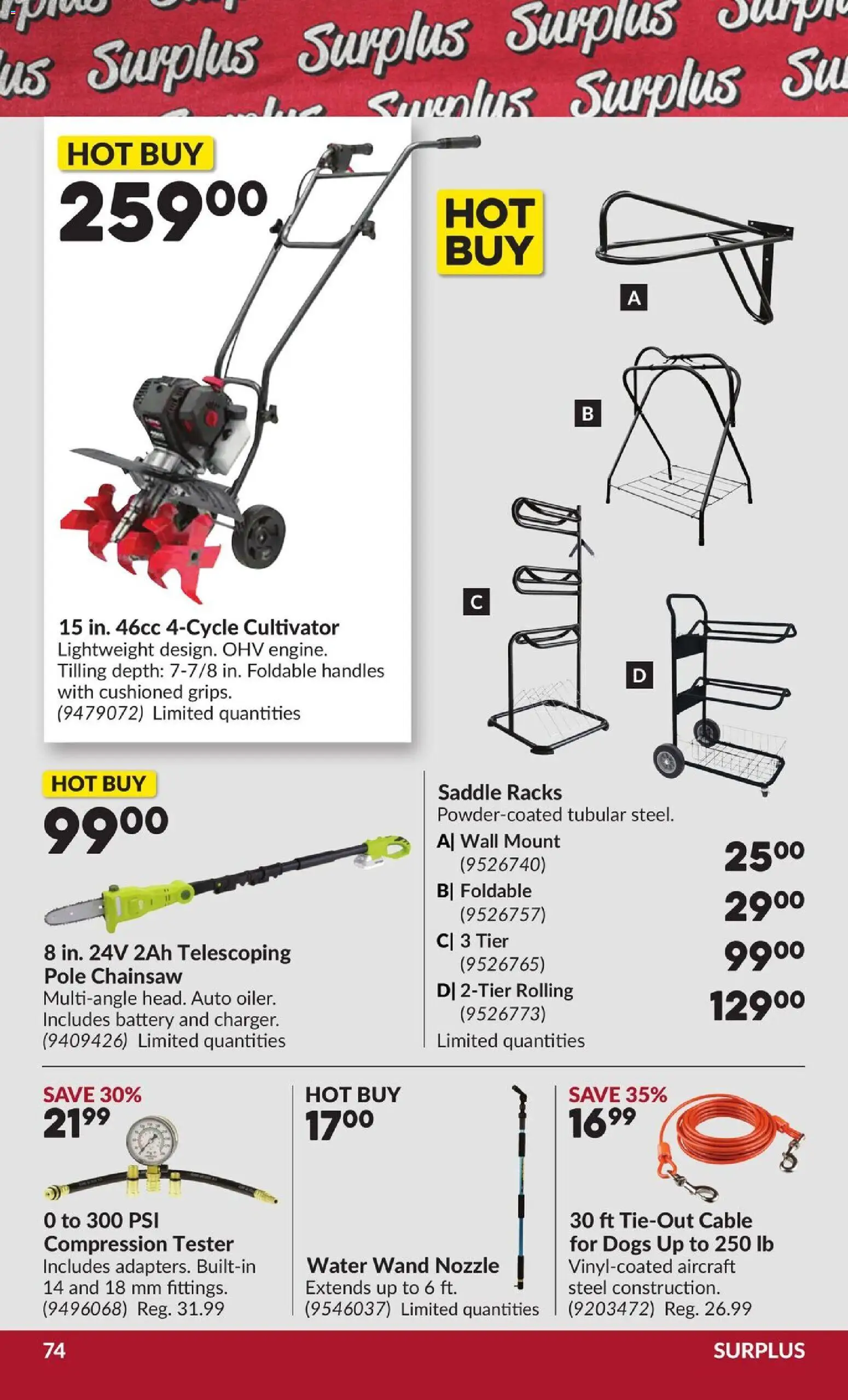 Princess Auto flyer valid from 07.04.2026 | Page: 81 | Products: Cable, Battery