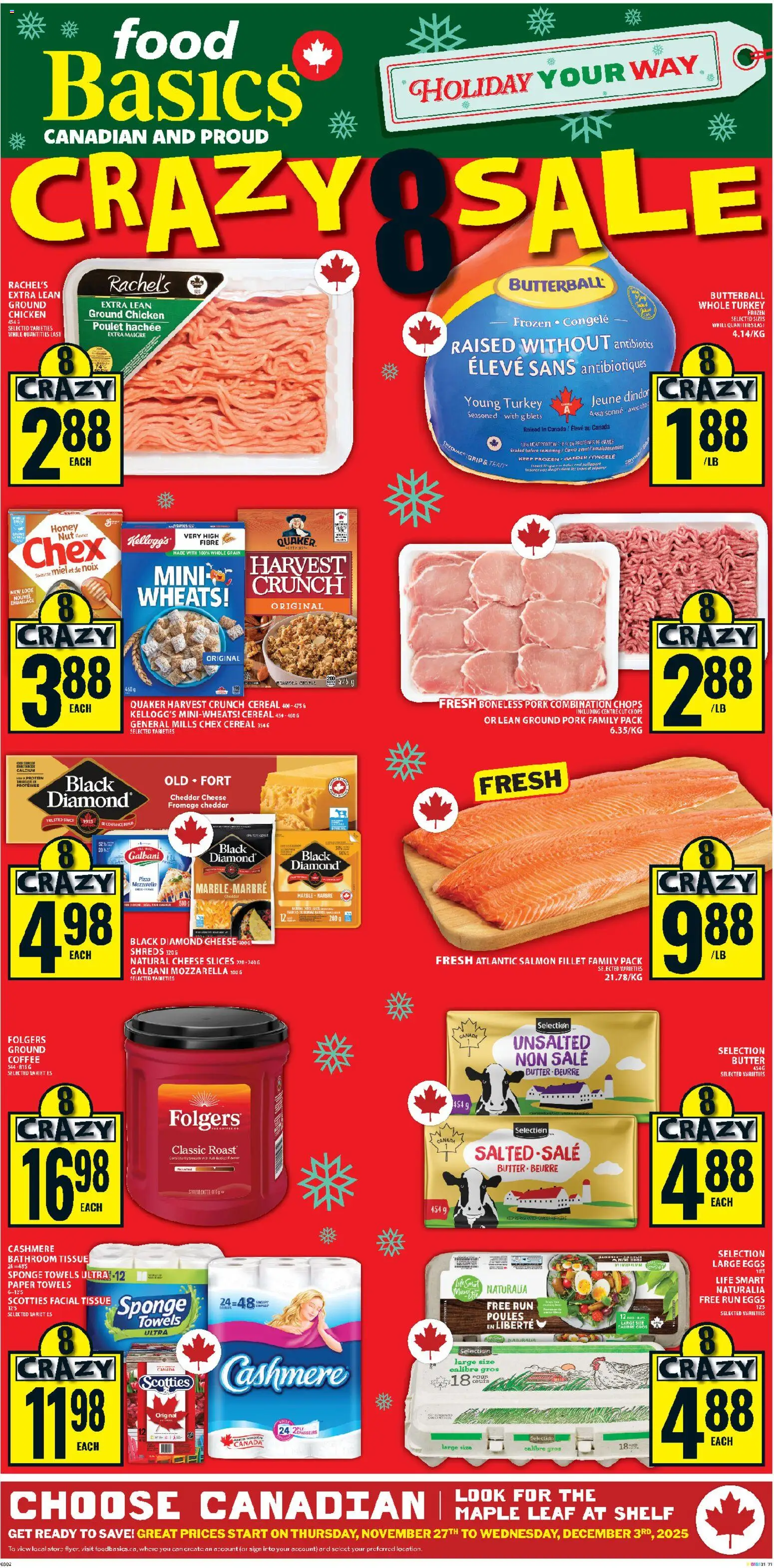 Food Basics flyer valid from 27.11.2025 | Page: 1